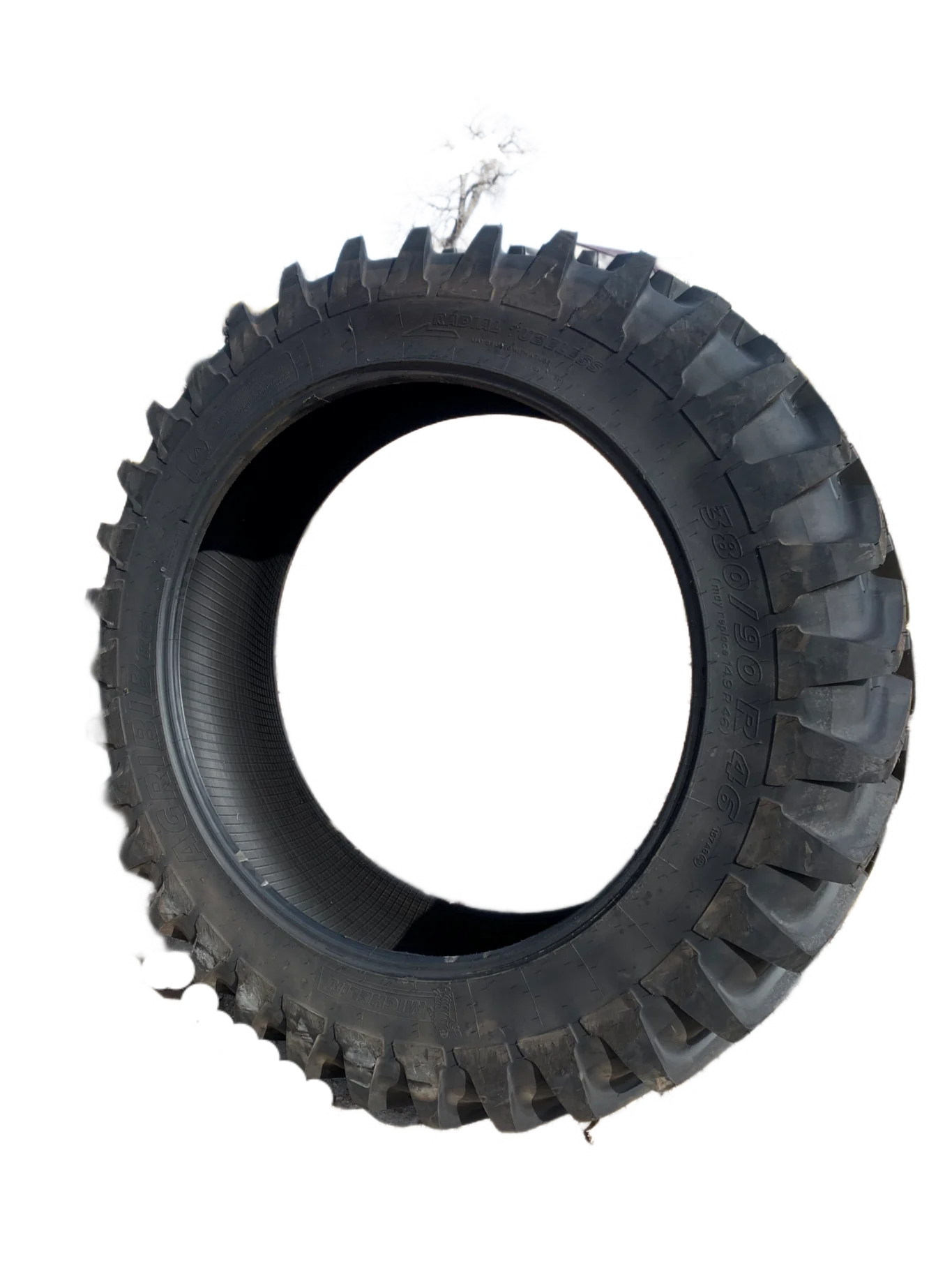 Take Off 380/90R46 Michelin AgriBib Row Crop R-1W 157B TL - Excellent Condition image 2