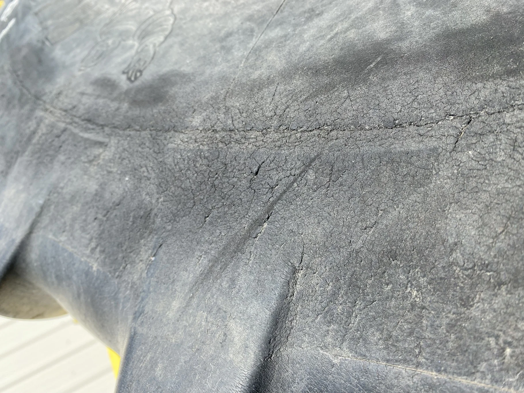 Used 60% 480/80R46 Michelin AgriBib  R-1W 158A8/158B TL - Fair Condition (Sidewall Cuts, St image 6