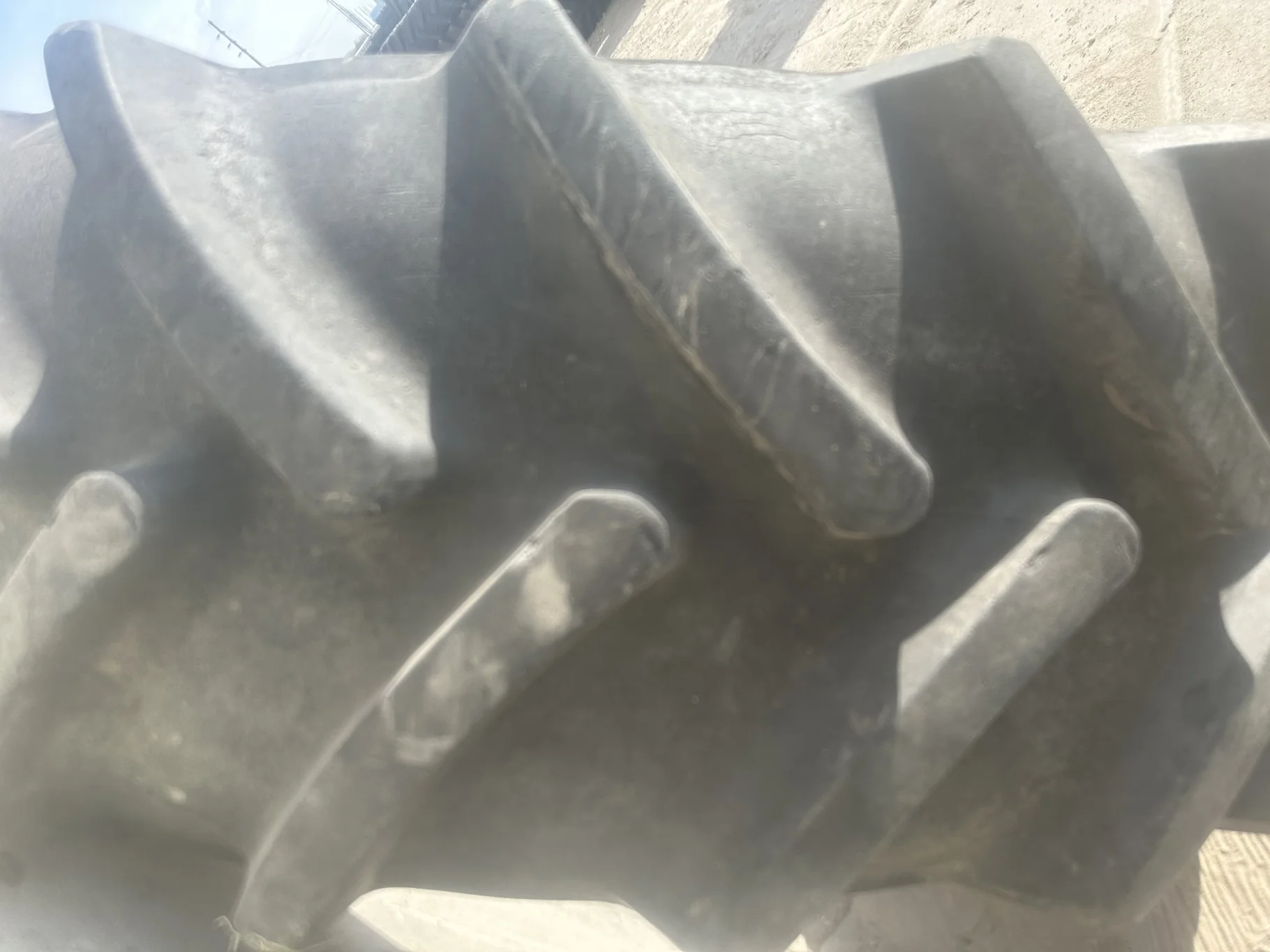 Used 80% 480/70R34 Mitas AC70 G 143A8/143B TL - Good Condition (Stubble, Lug Cuts, Slight W image 3
