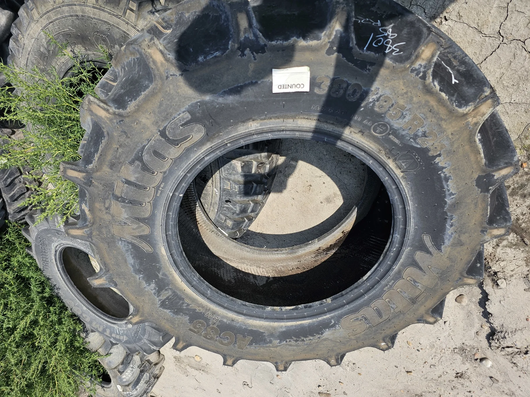 Take Off 380/85R24 (14.9R24) Mitas AC85 (131A8/131B) TL   
(Lug Stubble) image 4