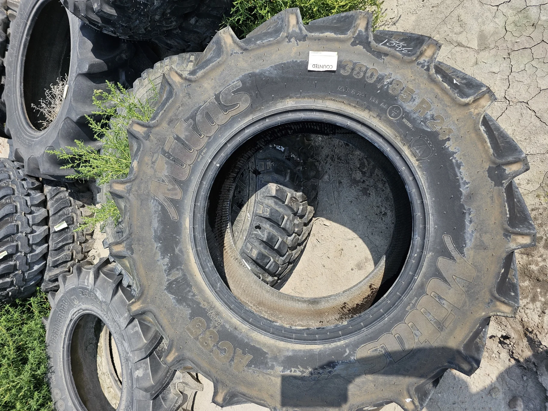 Take Off 380/85R24 (14.9R24) Mitas AC85 (131A8/131B) TL   
(Lug Stubble) image 5
