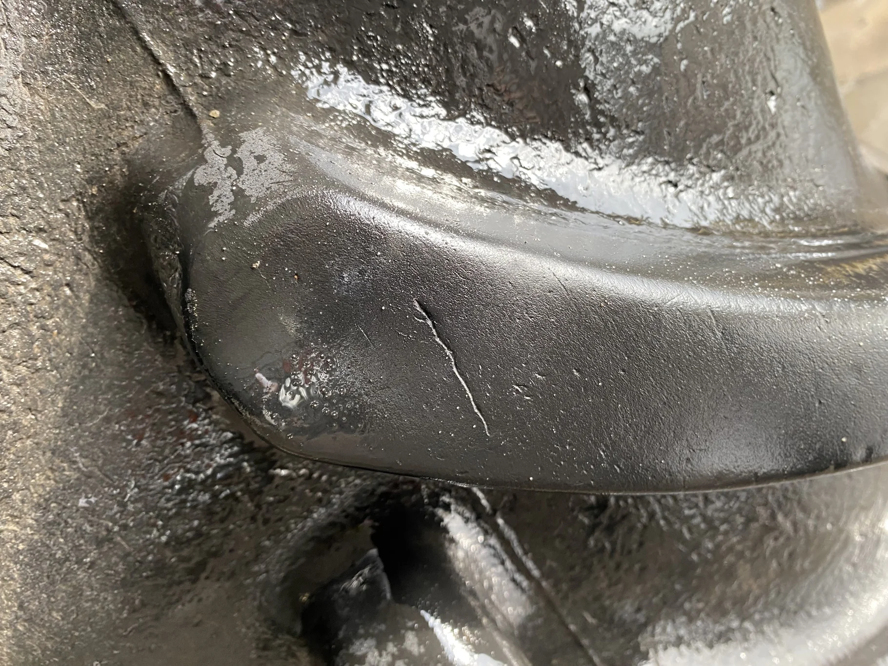 Used 75% 480/70R30 Firestone Maxi Traction R-1W 152D TL - Good Condition (Weathering , Stubble and s image 5