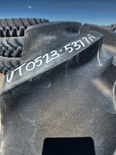 Used 94% IF520/85R42 Goodyear Optitrac 169D ( side wall cut; lug stubble; Between tread cuts)