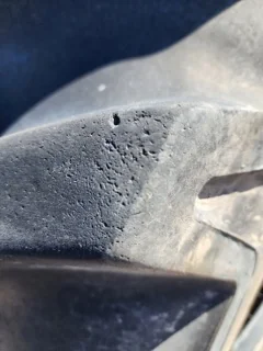 Used 94% IF520/85R42 Goodyear Optitrac 169D ( side wall cut; lug stubble; Between tread cuts) image 4