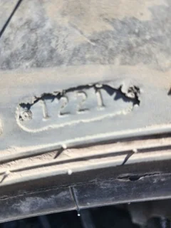 Used 94% IF520/85R42 Goodyear Optitrac 169D ( side wall cut; lug stubble; Between tread cuts) image 6