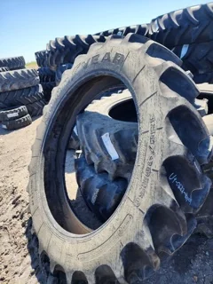 Used 100% 380/90R50 Goodyear DT800 151B R-1W TL (Small lug cut) image 2
