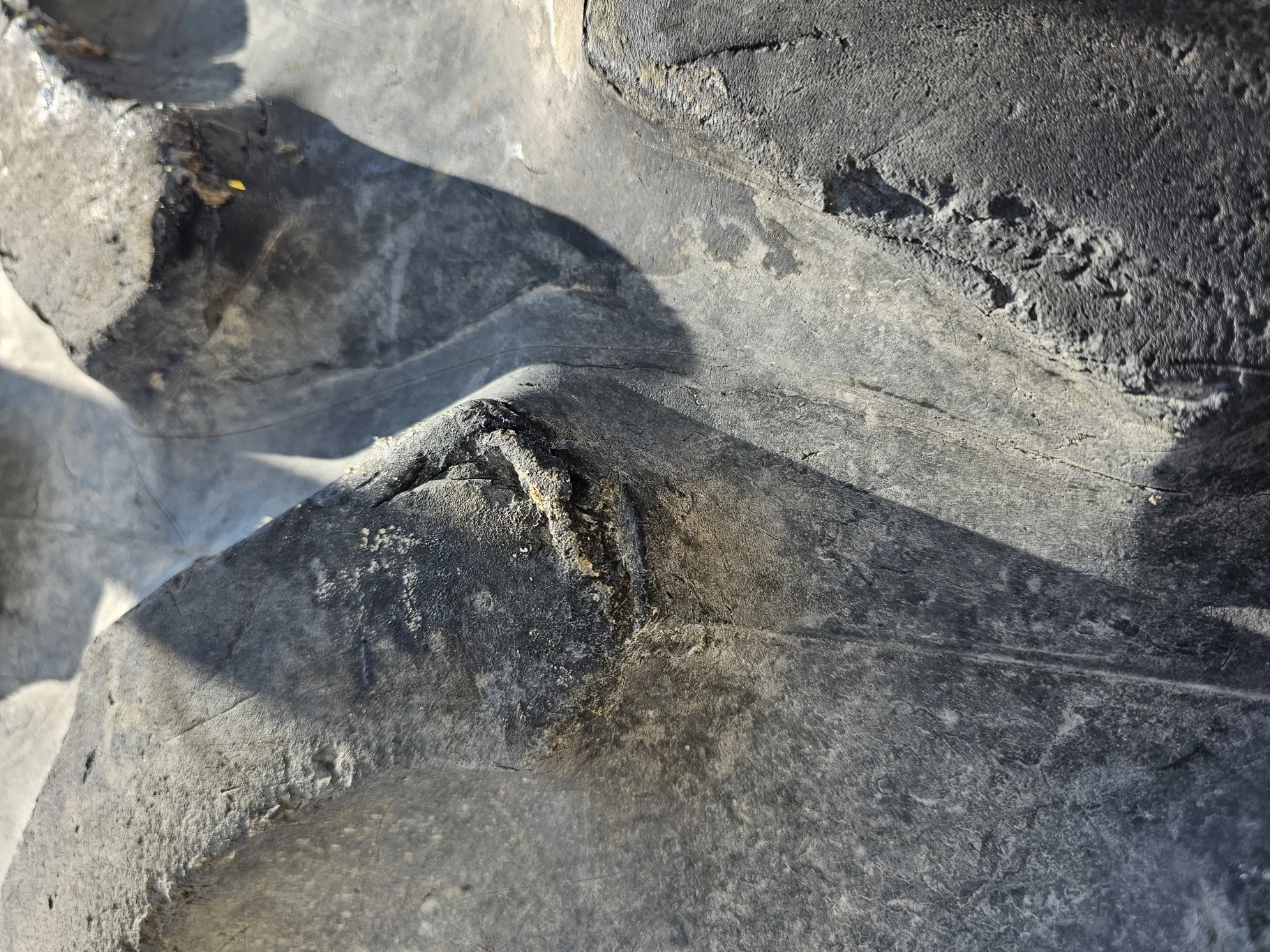 Used 50% 480/80R46 Goodyear Ultratorque Radial DT712 R-1 TL (158B)   _x000D_
(Lug Cuts, Lug Stubble, image 4