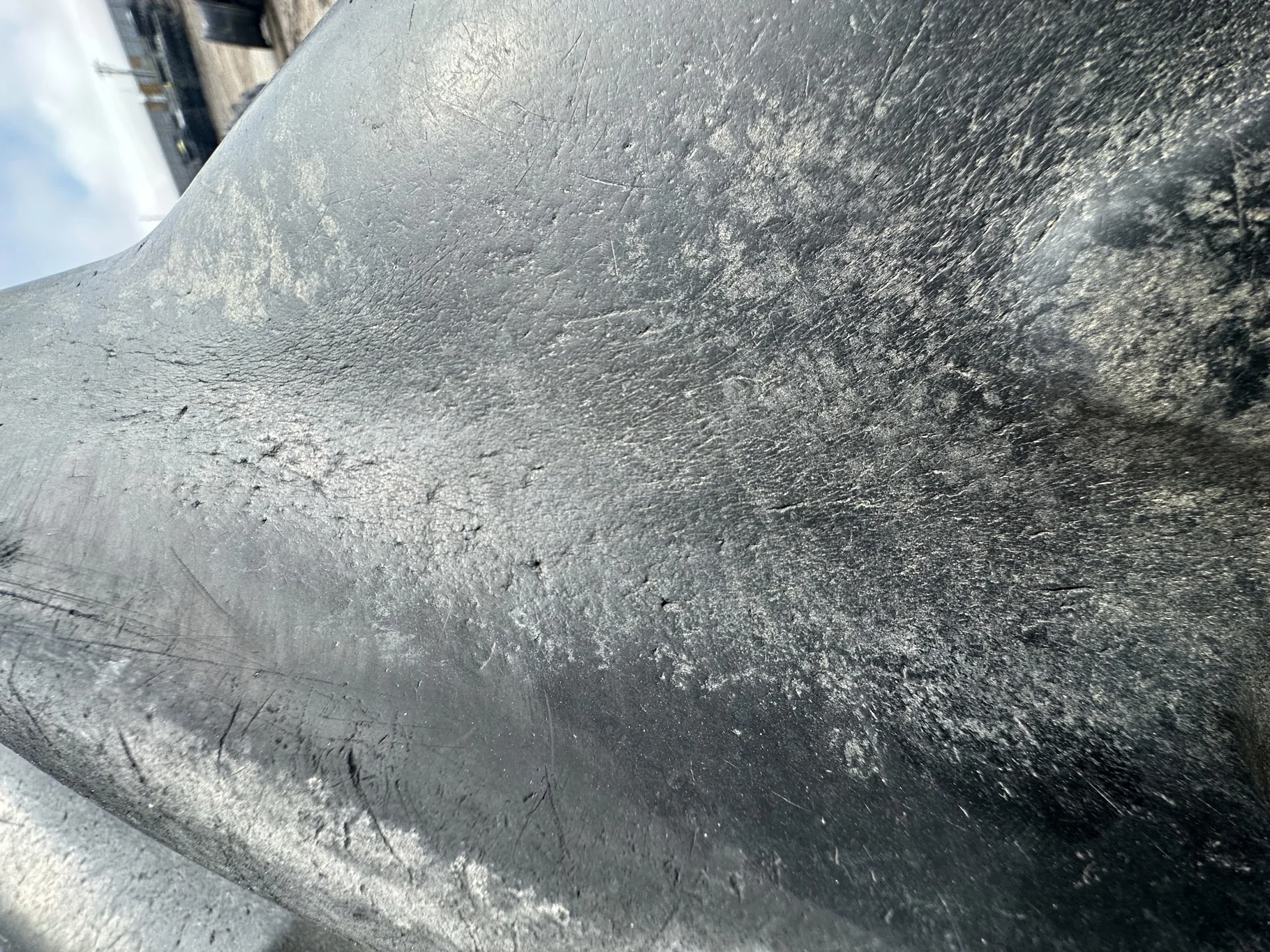 Used 70% 380/80R38 Michelin AgriBib 2 R-1W 142A8/139D TL (Lug Cuts, Weathering, Stubble) - Good Cond image 4