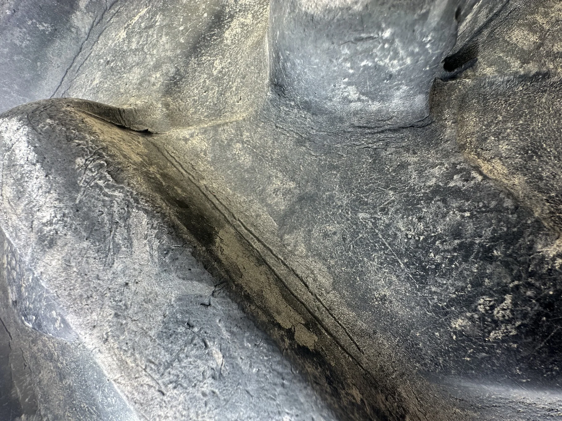 Used 70% 380/80R38 Michelin AgriBib 2 R-1W 142A8/139D TL (Lug Cuts, Weathering, Stubble) - Good Cond image 6