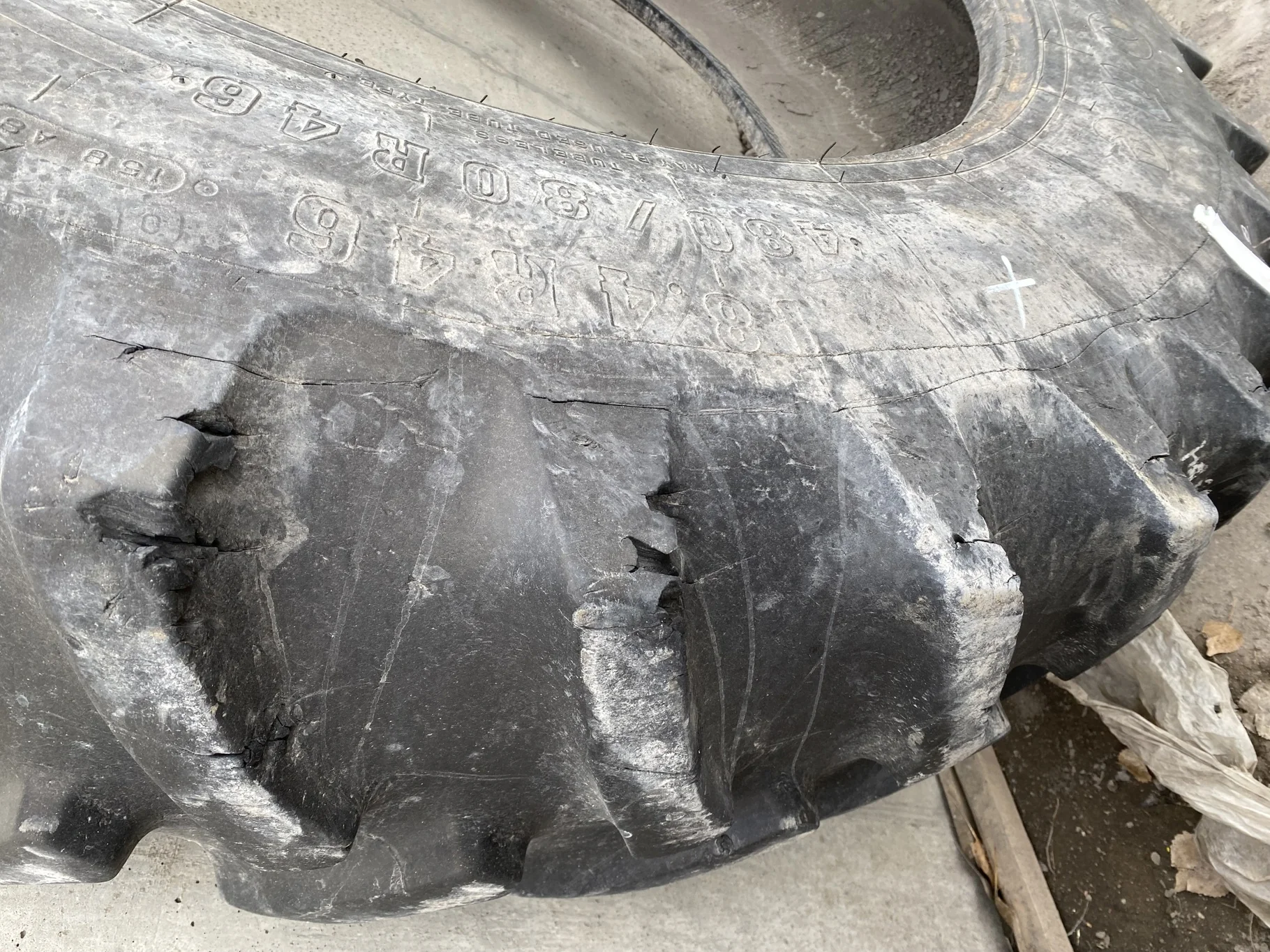 Used 480/80R46 158B Firestone Radial All Traction 23 R-1 TL 80-85% image 5