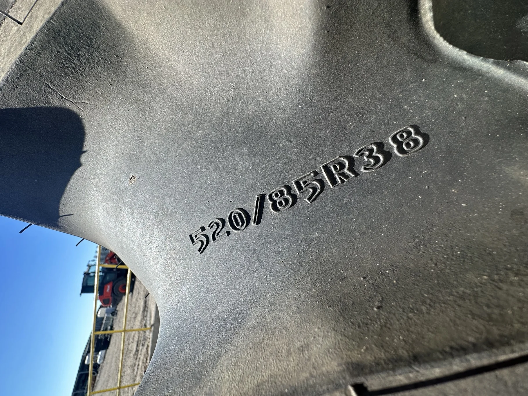 Take Off 520/85R38 Goodyear UltraTorque R-1 155B TL - Excellent Condition image 4