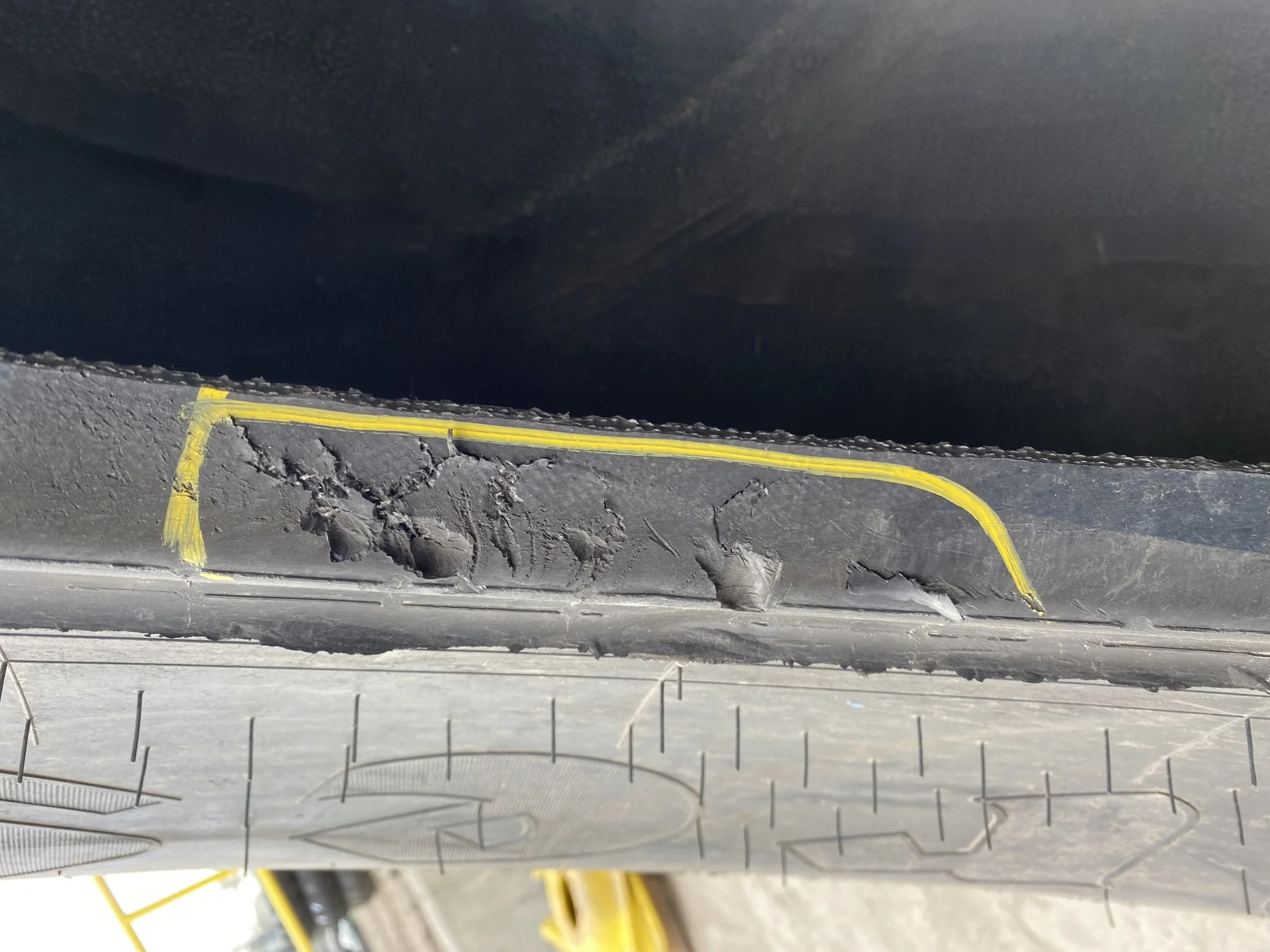 Take Off IF850/75R42 CFO Firestone Radial Deep Tread 23 R-1W 186B TL - Excellent Condition (Lug Cuts image 6