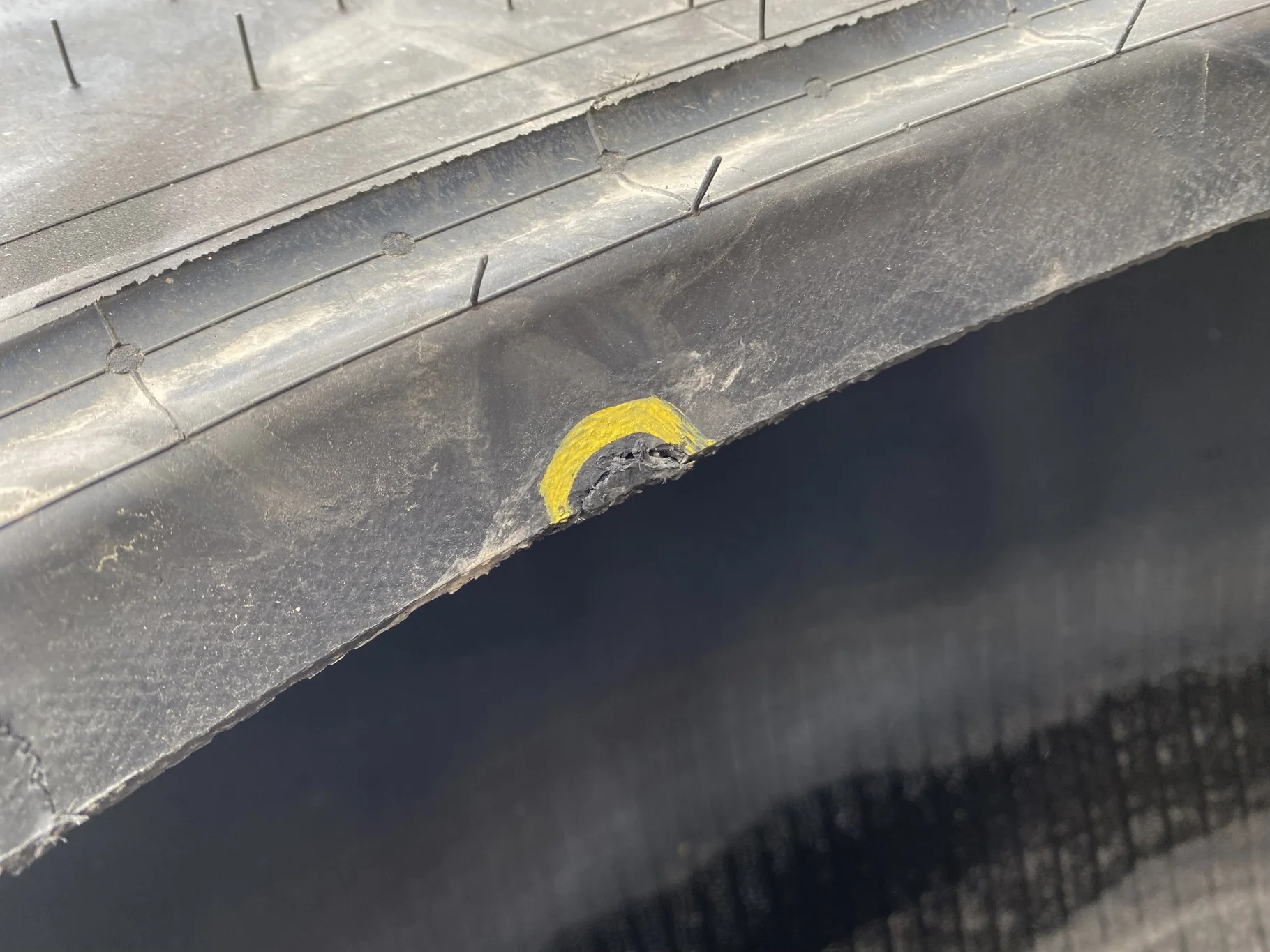 Take Off IF850/75R42 CFO Firestone Radial Deep Tread 23 R-1W 186B TL - Excellent Condition (Lug Cuts image 9