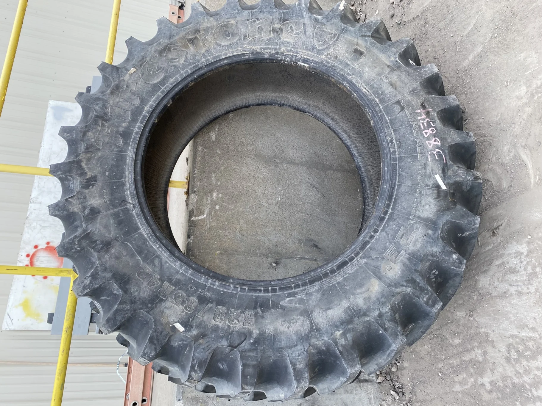 Take Off 520/85R42 Firestone Radial All Traction 23 R-1W 157B TL - Excellent Condition   (Lug CUts) image 2