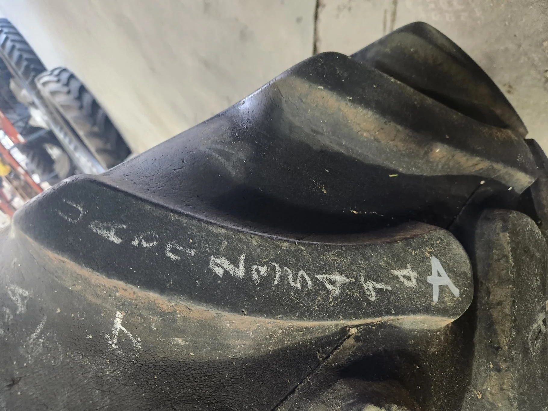 Used 420/85R34 147B Firestone Radial All Traction Deep Tread R-1W TL 50%
