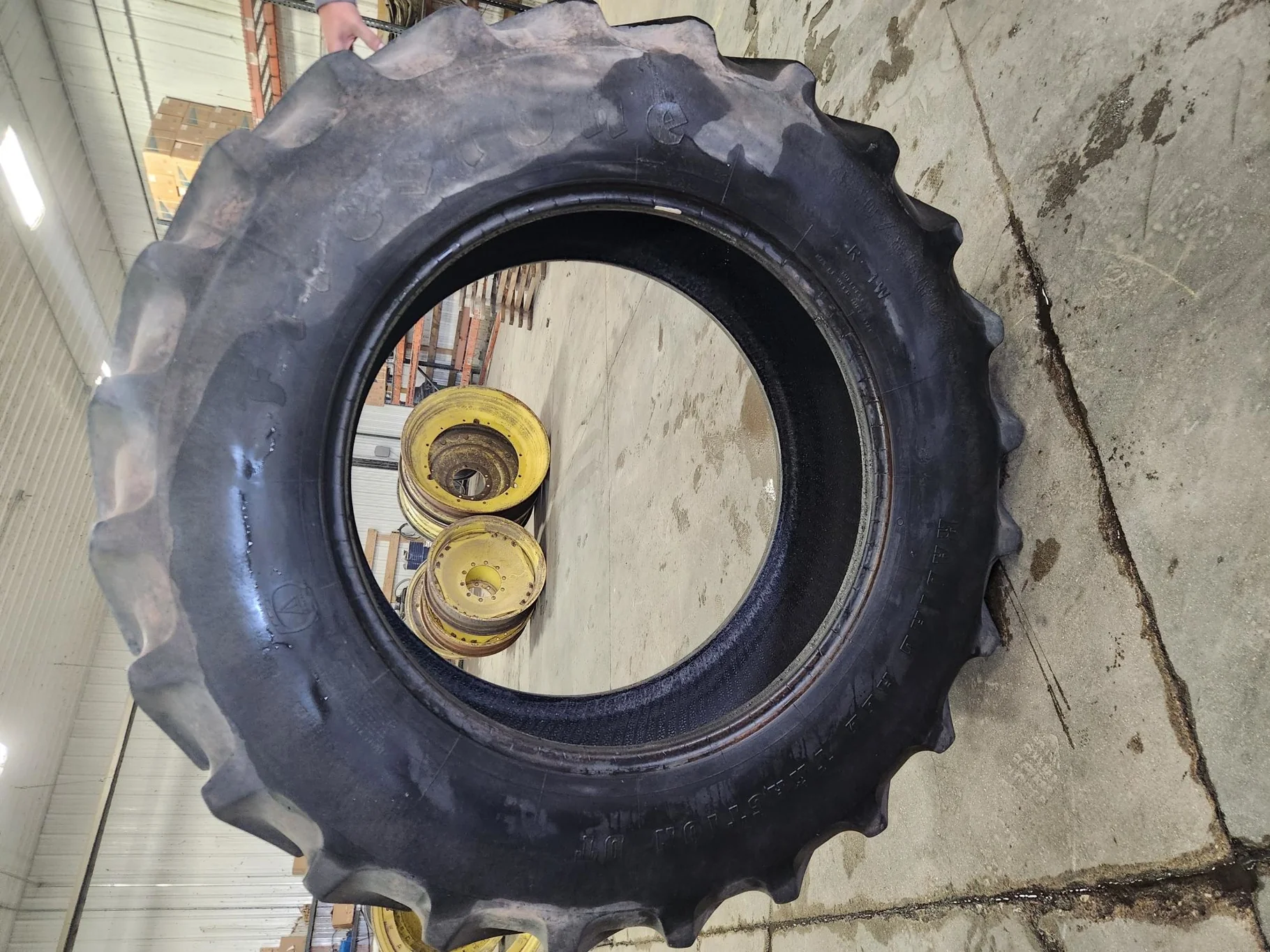 Used 420/85R34 147B Firestone Radial All Traction Deep Tread R-1W TL 50% image 5