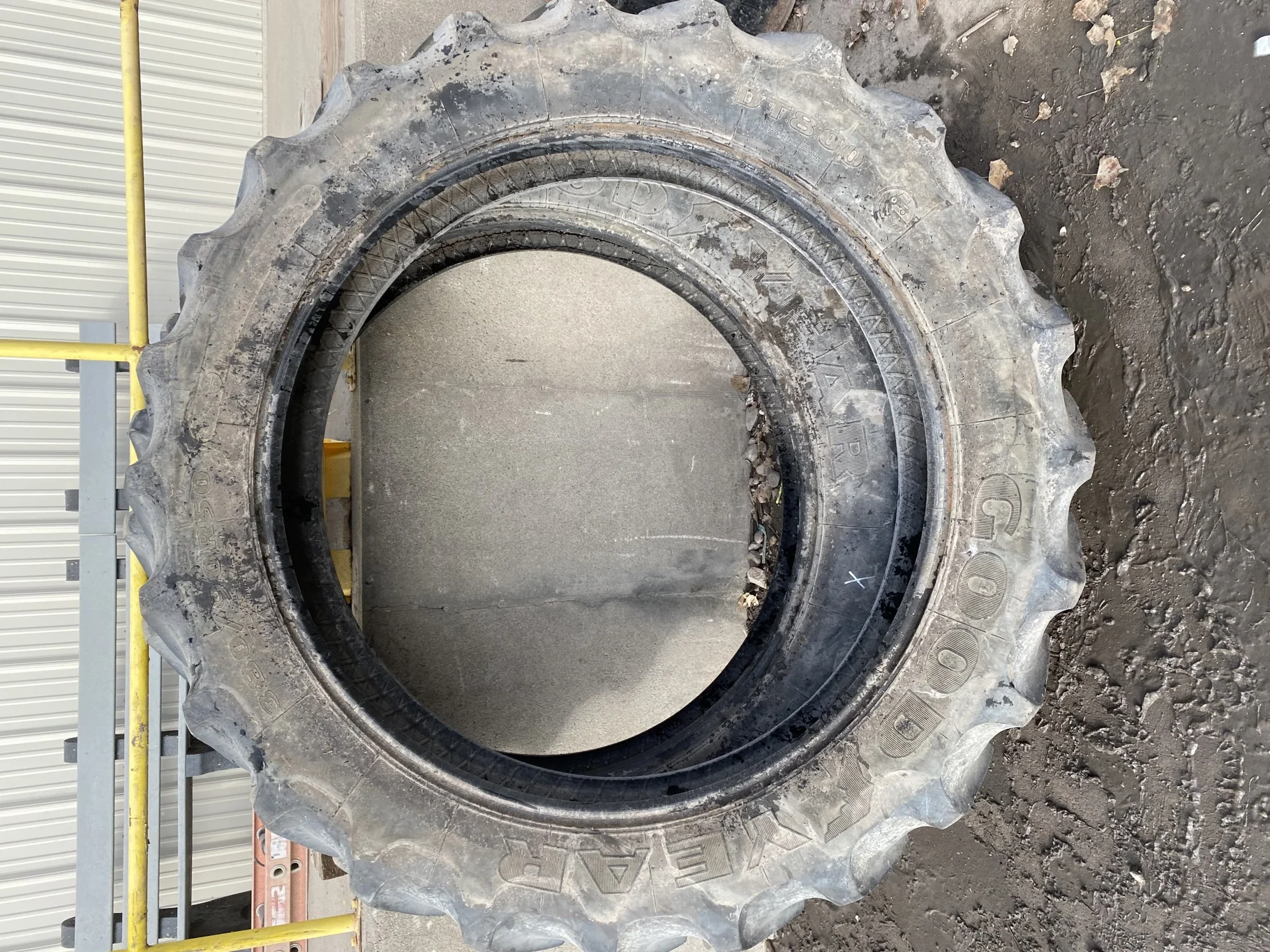 Used 70% 380/90R50 (154A8/B) Goodyear DT800 - Fair Condition