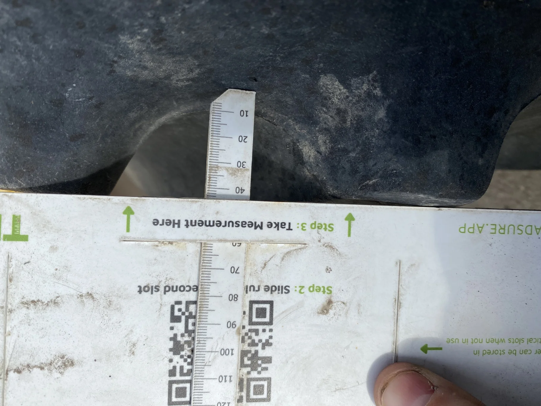 Used 70% 380/90R50 (154A8/B) Goodyear DT800 - Fair Condition image 4