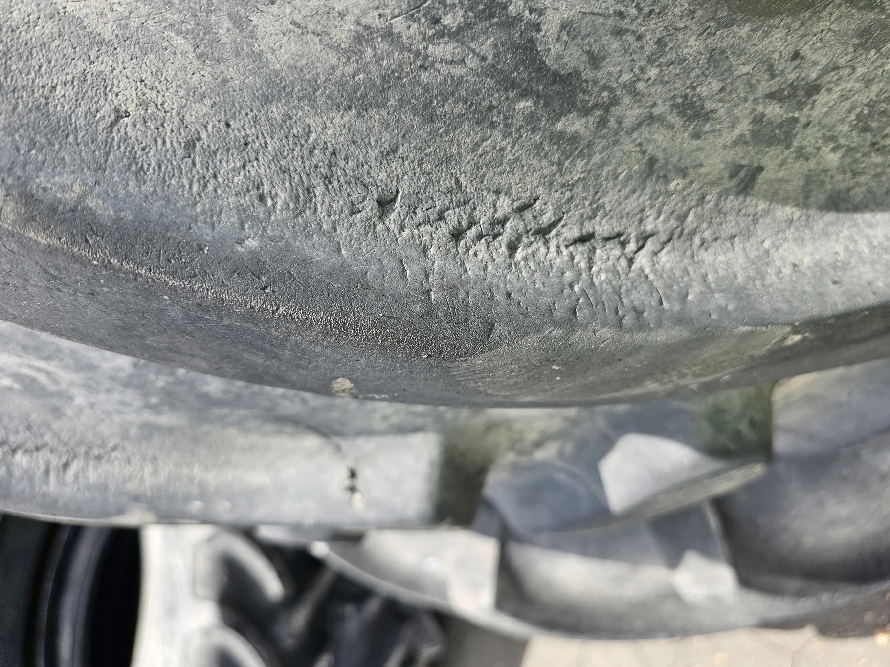 Used 70% 750/65R26 Firestone Radial All Traction DT R-1W (169B) TL (Stubble, Lug Cuts, Uneven Tread image 4