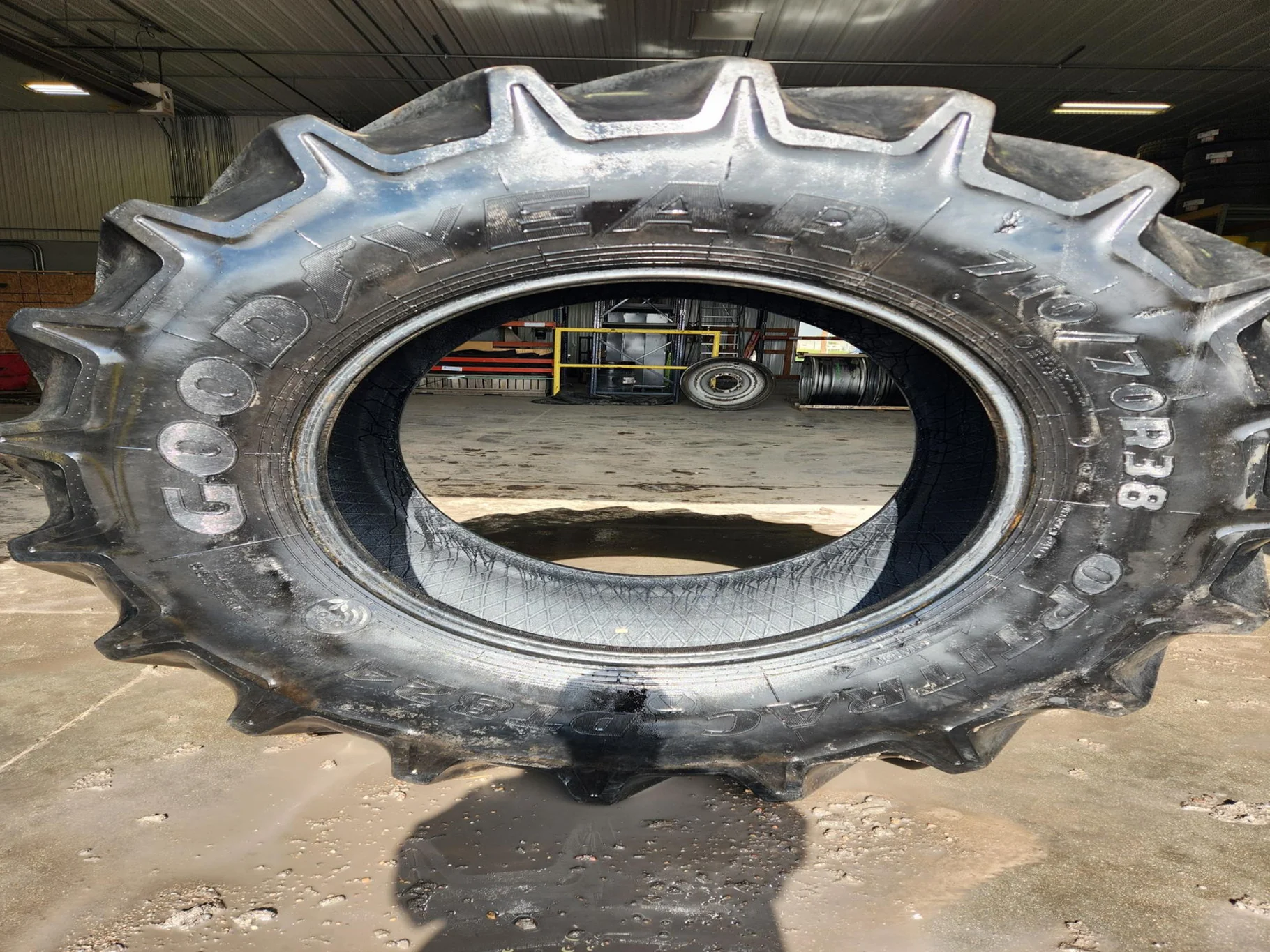Used 710/70R38 166D Goodyear Optitrac R-1W TL 85% image 2