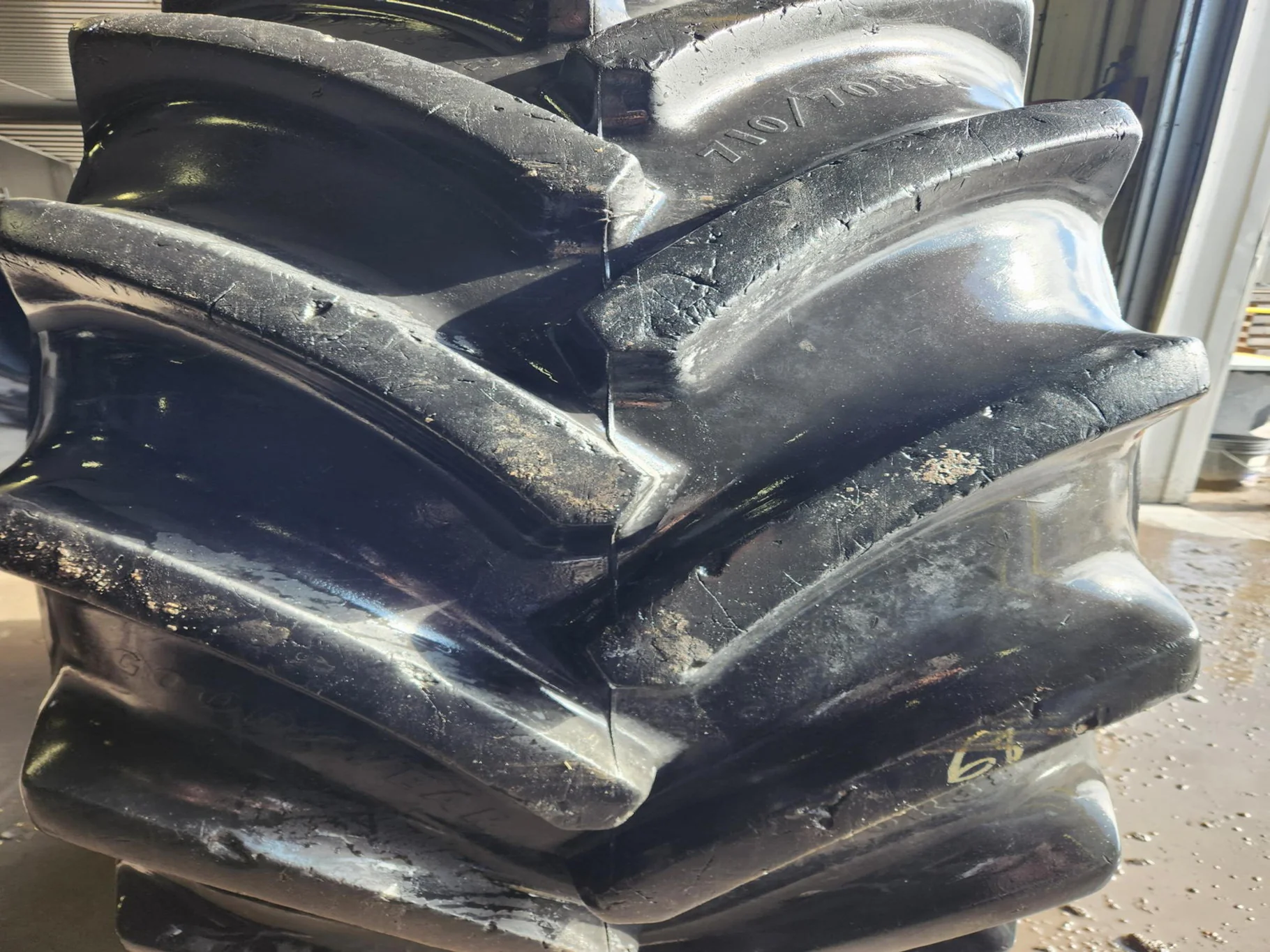 Used 710/70R38 166D Goodyear Optitrac R-1W TL 85% image 6