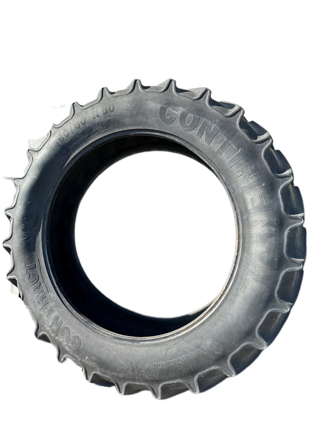 Used 70% 480/80R50 Continental AC85, stubble, lug stubble, weathering