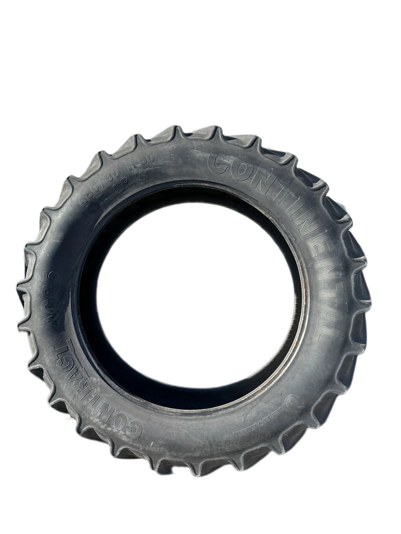 Used 70% 480/80R50 Continental AC85, stubble, lug stubble, weathering image 2