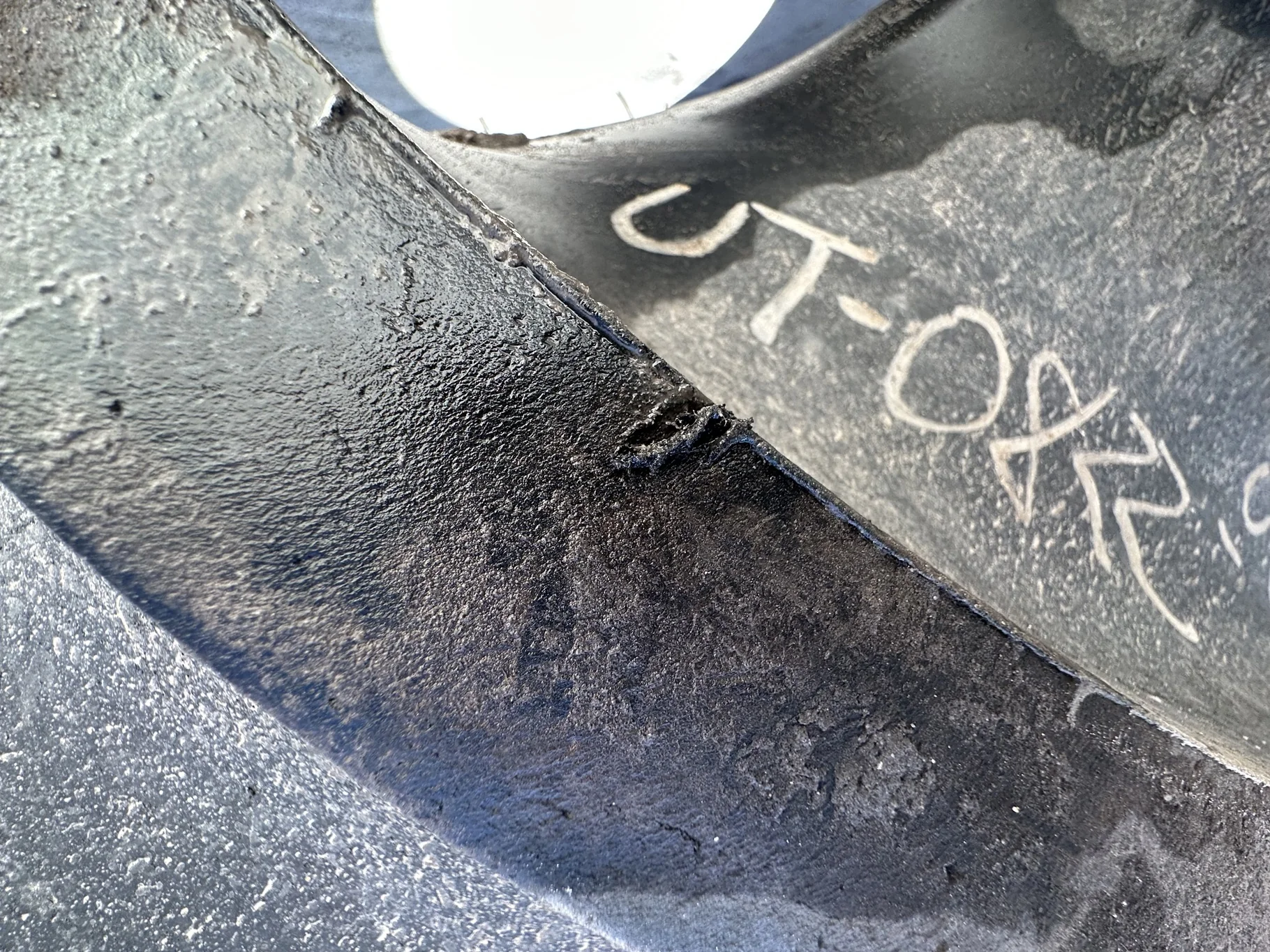 Used 80% 600/70R28 Firestone Radial All Traction DT R-1W 164B TL (Lug Stubble, Lug Cuts, image 6