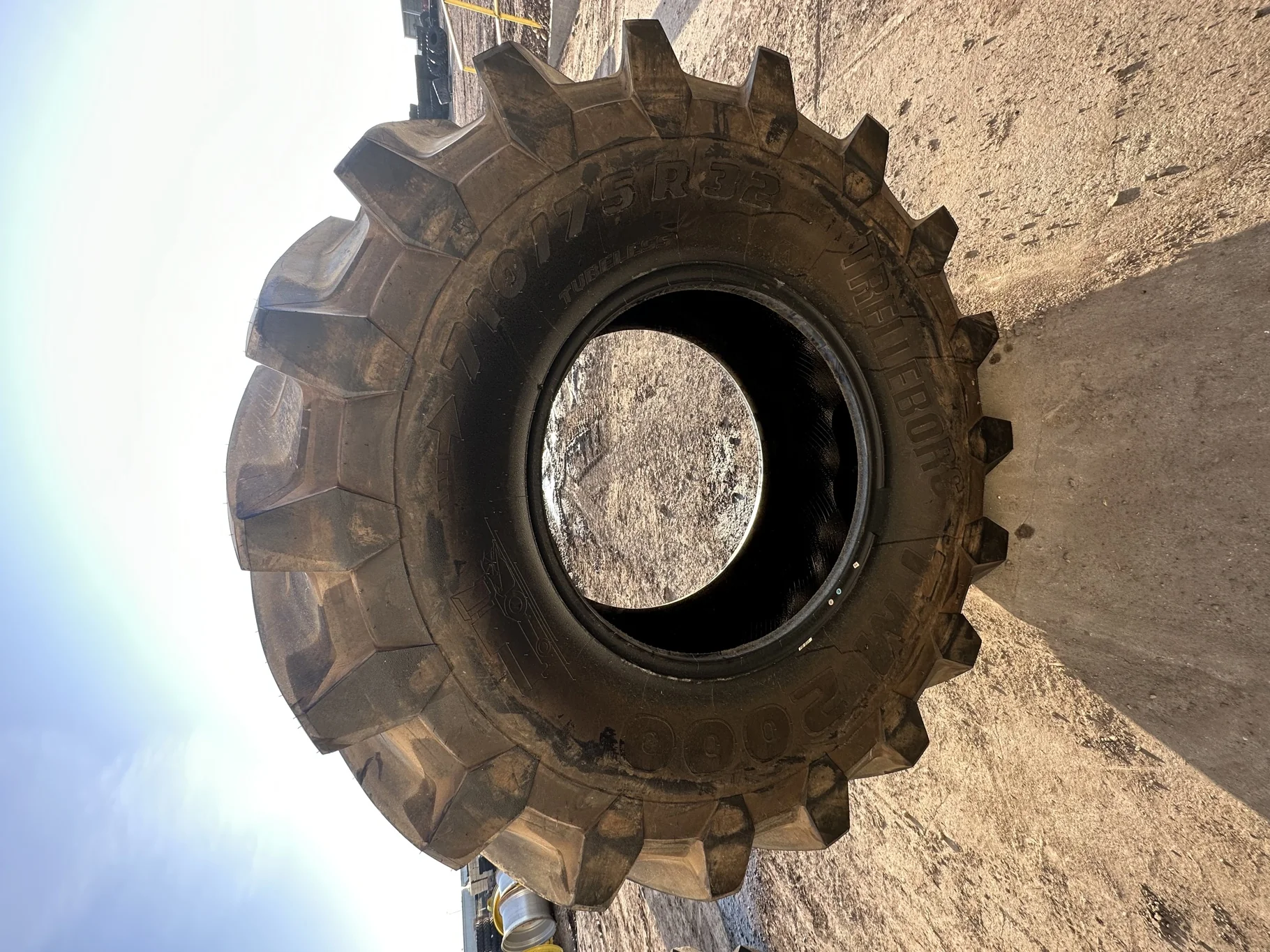 Take Off 710/75R32 Trelleborg TM2000 R-1W 177A8 TL - Excellent Condition Lug Cuts image 2