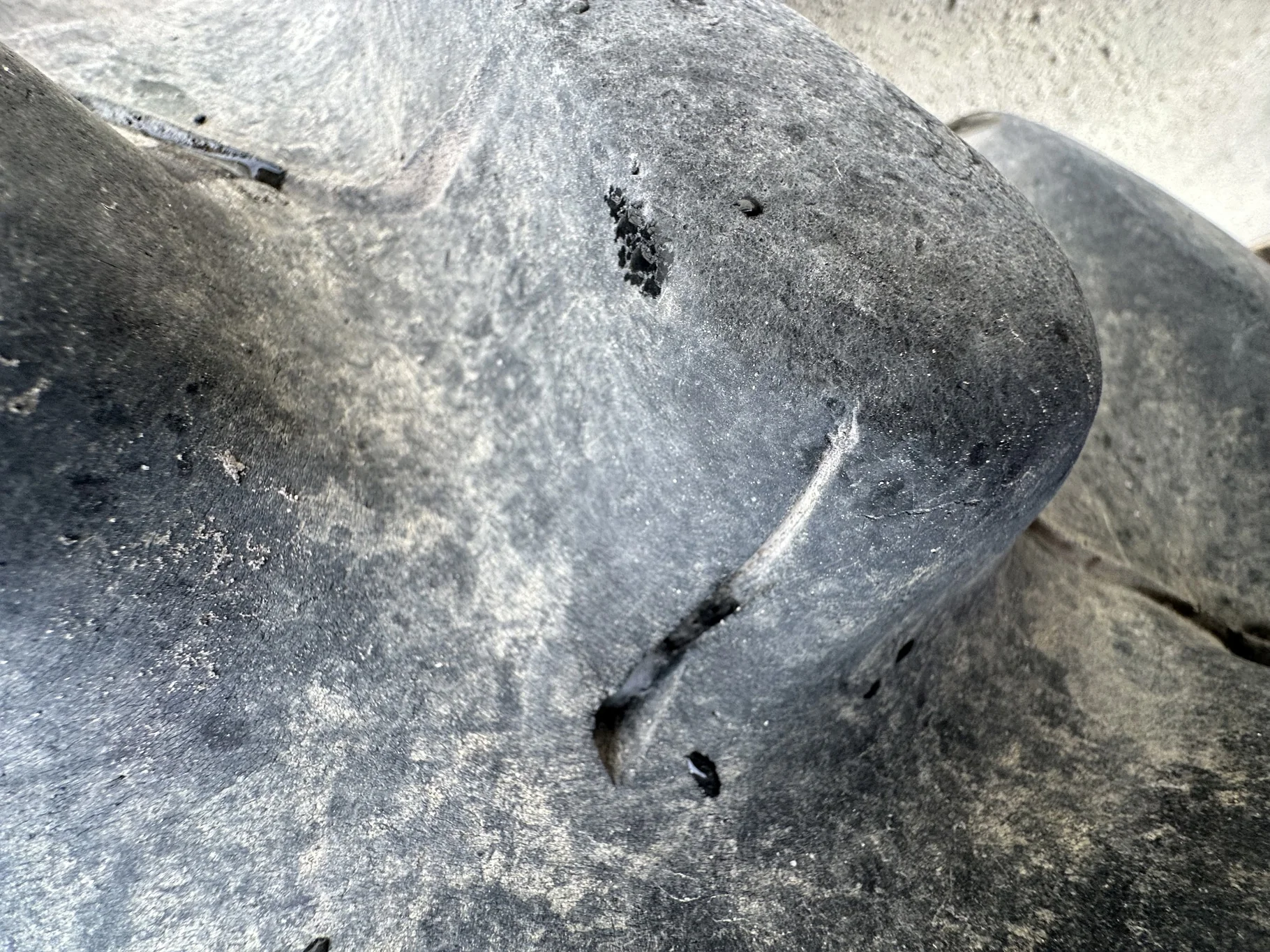 Used 65% 380/90R54 Firestone Radial 9000 R-1W (152B) TL (Lug Cuts, Weathering, Sidewall) - Poor Cond image 4
