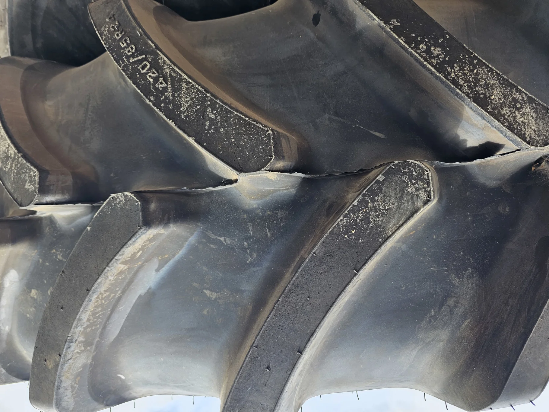 Used 99% 420/85R24 Firestone Performer 85 R-1W (137D) TL (Lug Stubble) image 3
