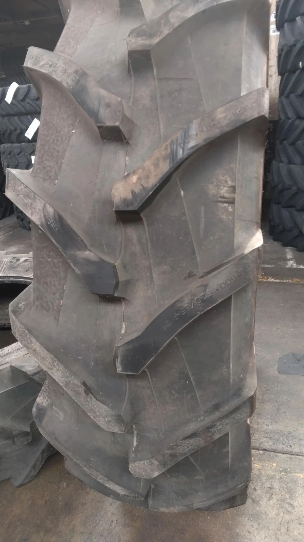 Take Off 520/85R38 Trelleborg TM600 R-1W 155A8 TL - Excellent Condition