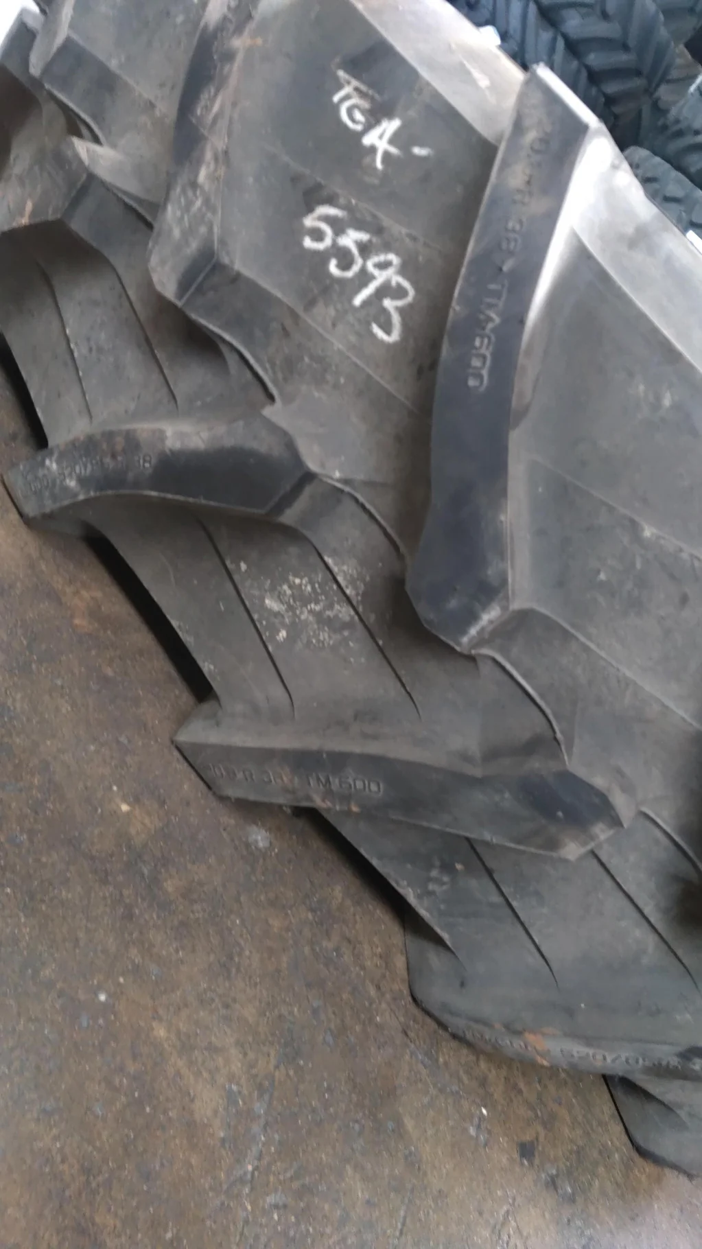 Take Off 520/85R38 Trelleborg TM600 R-1W 155A8 TL - Excellent Condition image 2