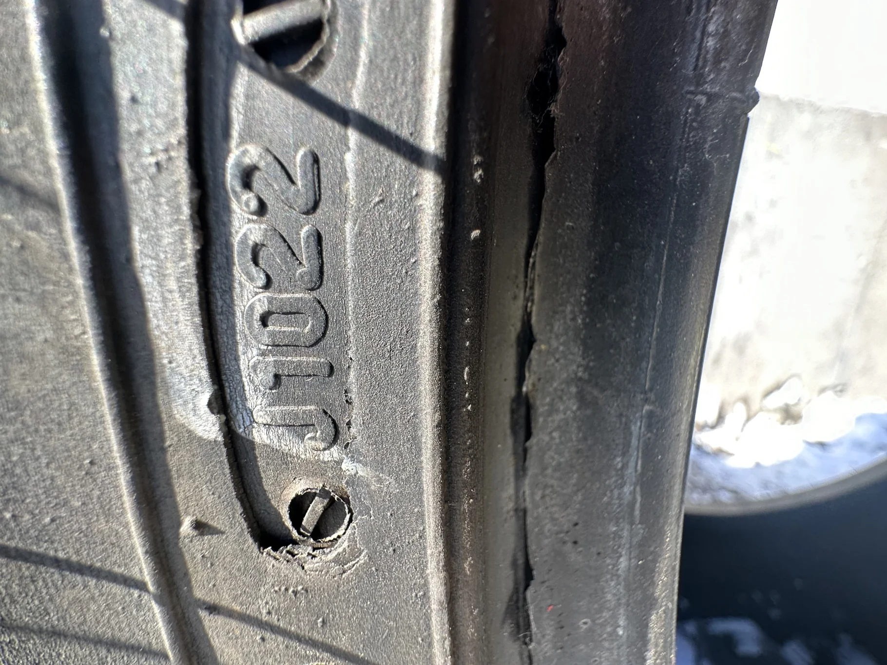 Used 98% 540/65R28 BKT Agrimax RT 657 R-1W 149D/152A8 TL - Good Condition Lug Cuts image 5