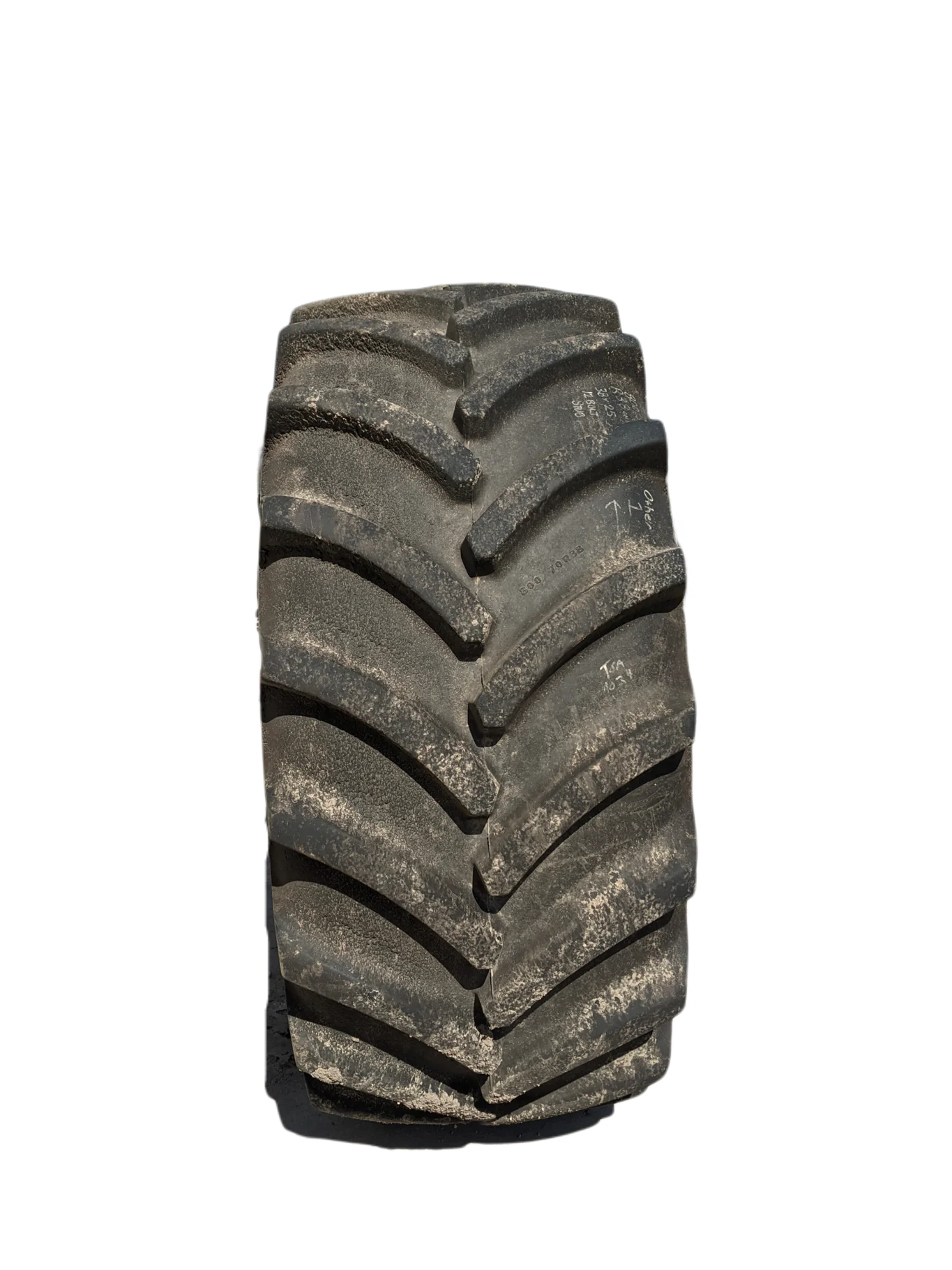 Used 80% 800/70R38 Goodyear Optitrac (173D) R-1W TL (Large Amount of Stubble and Weathering between image 3
