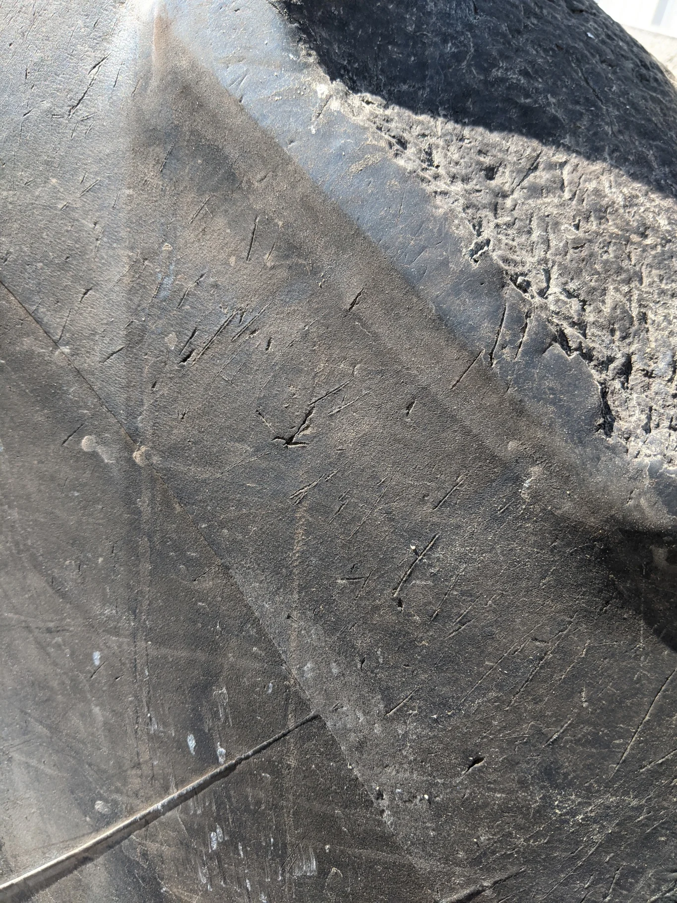 Used 80% 800/70R38 Goodyear Optitrac (173D) R-1W TL (Large Amount of Stubble and Weathering between image 7