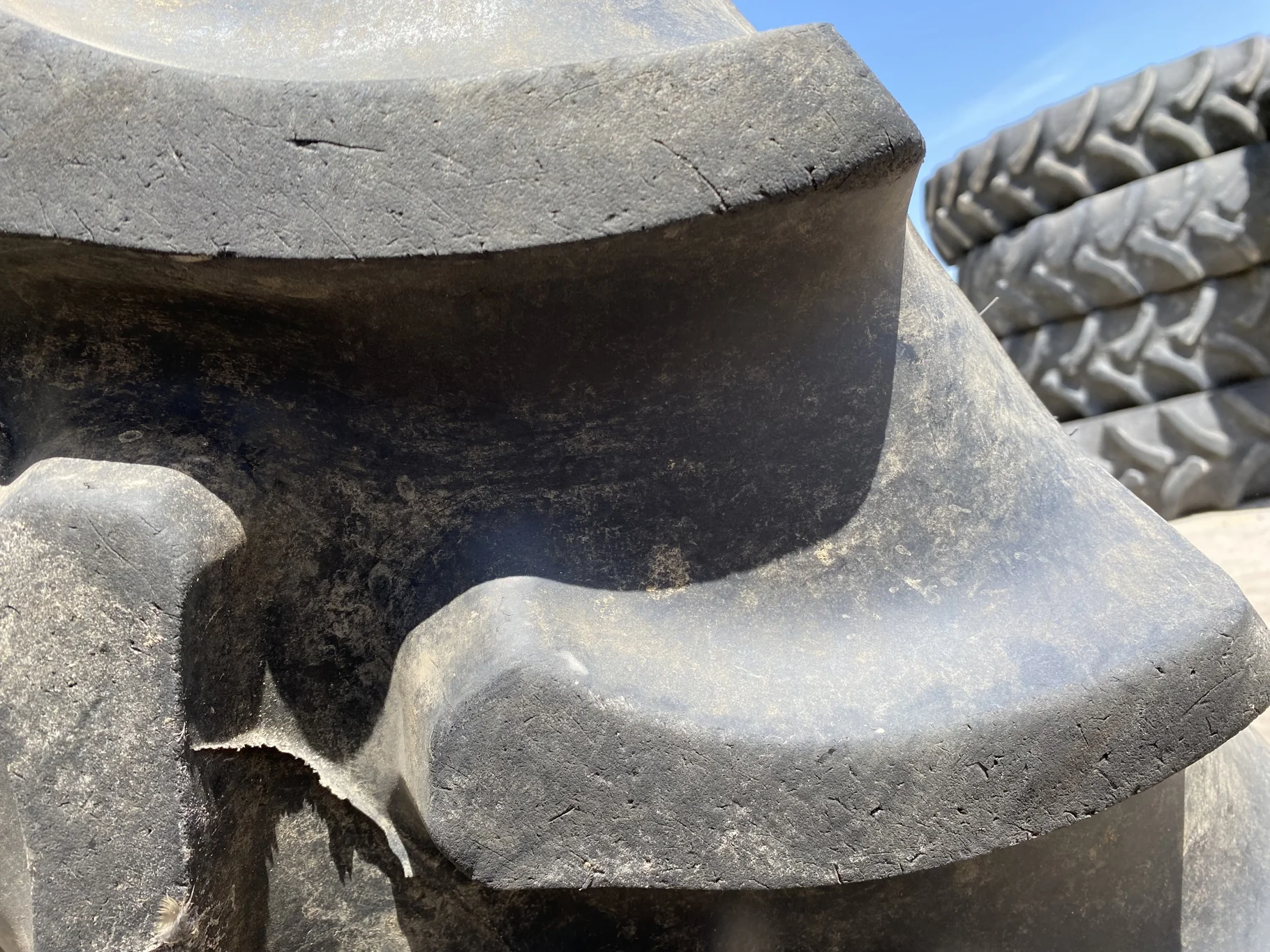 Used 98% 380/90R54 Firestone Radial 9000 R-1W (152B) TL - (Lug Cuts; Sidewall Cuts) image 4