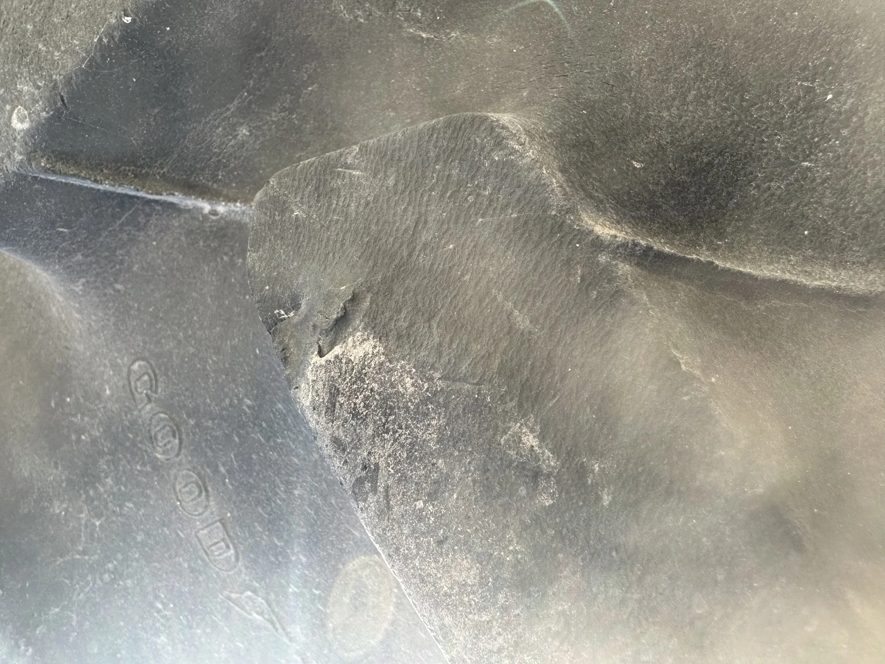 Used 55% 320/105R54 Goodyear Super Traction Radial R-1W (163B) TL  _x000D_
(Cuts in the Sidewall, Lu image 7