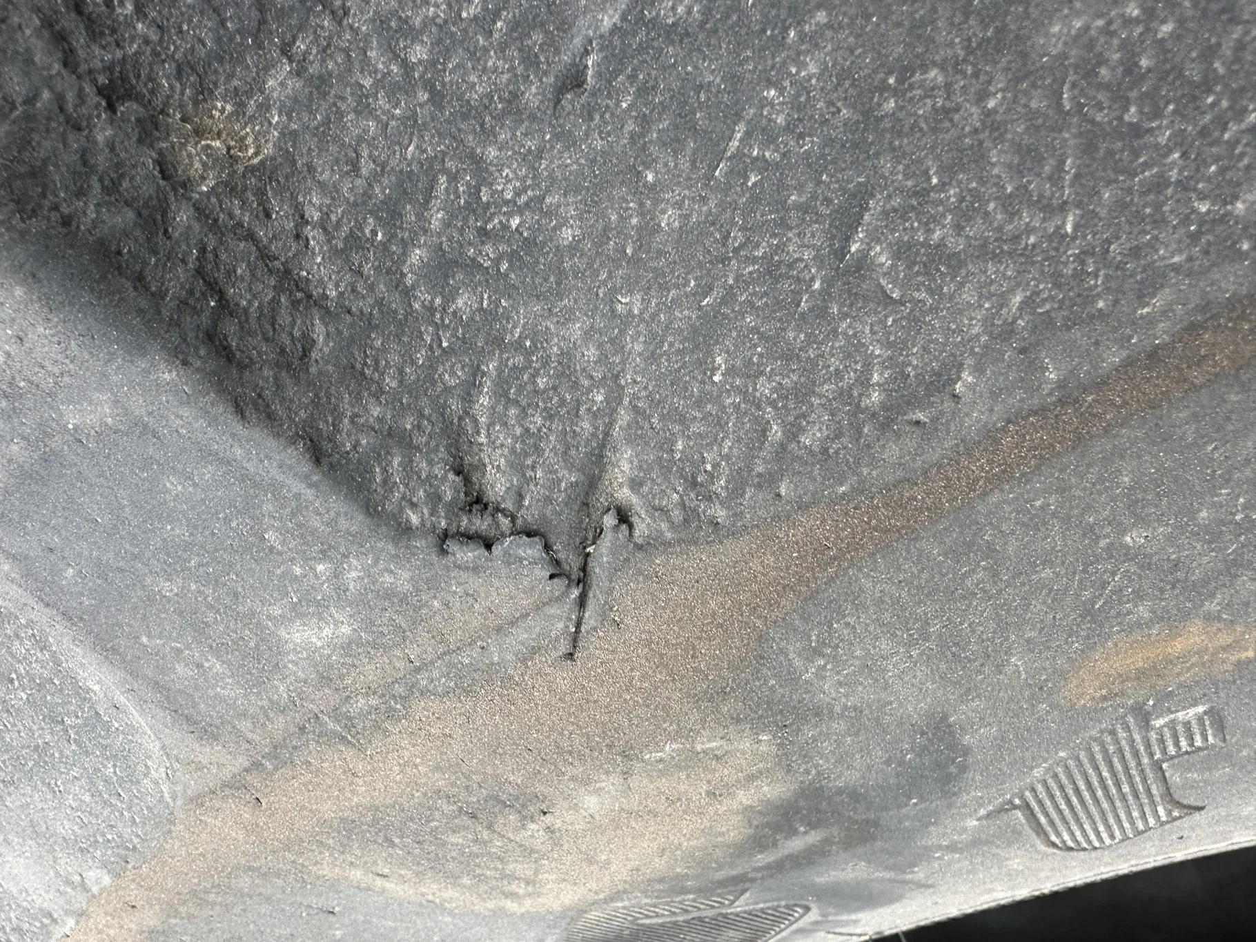 Used 80% 420/85R34 Firestone Radial All Traction DT R-1W (147B) TL (Bead Damage, Stubble, Lug Stub image 6