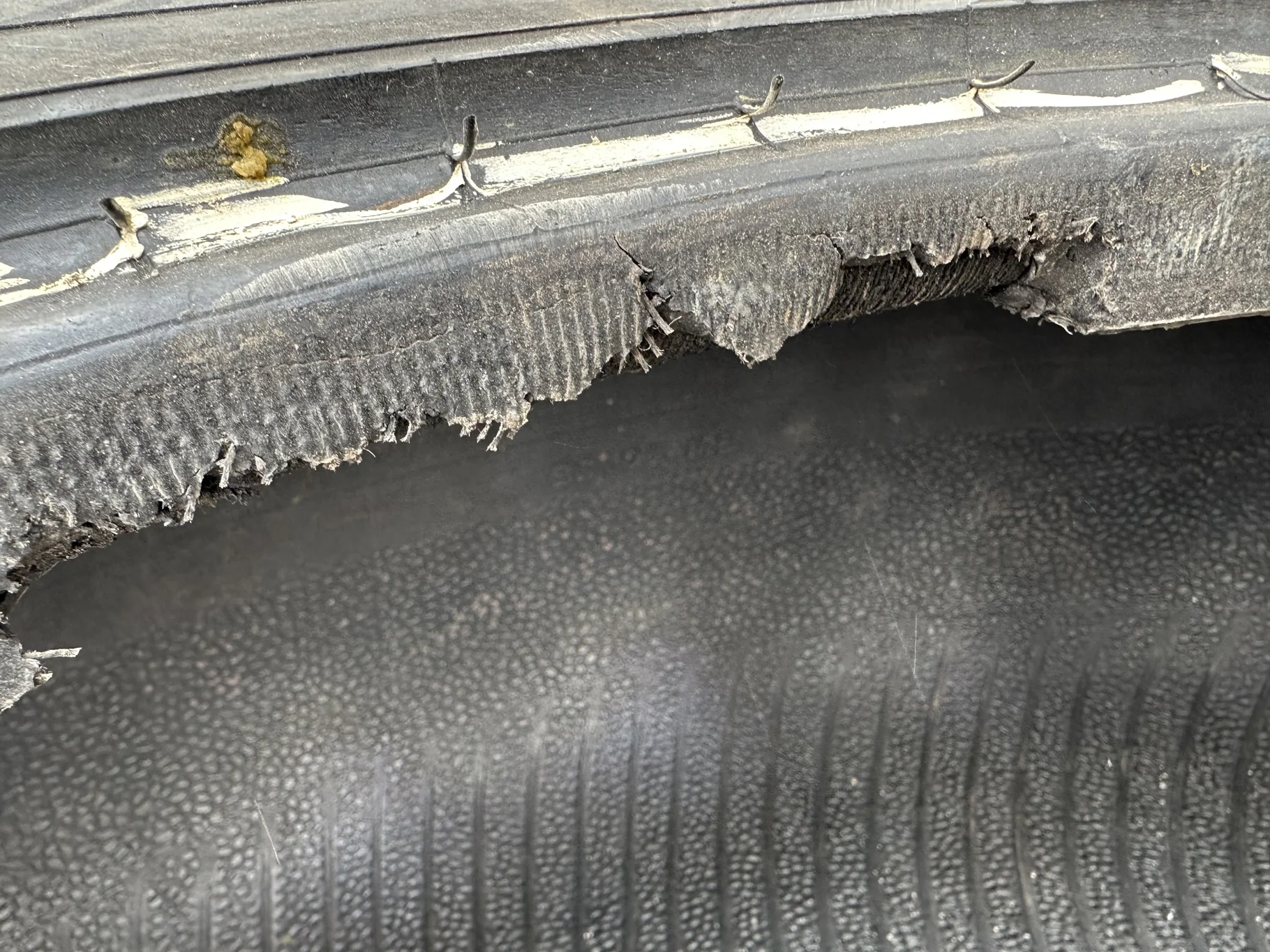 Used 80% 420/85R34 Firestone Radial All Traction DT R-1W (147B) TL (Bead Damage, Stubble, Lug Stub image 9