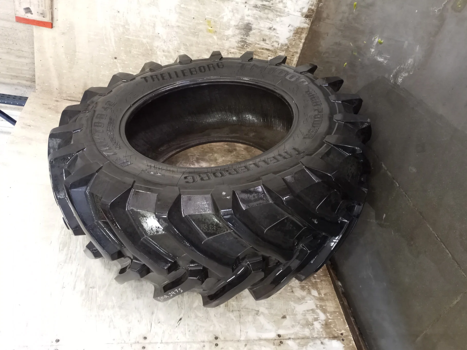 Used 90% IF710/70R42 Trelleborg TM1000 HP (179D) (Slight road wear. Small chunk out of side wall.) image 2