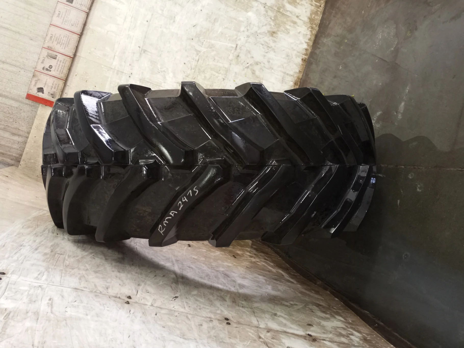 Used 90% IF710/70R42 Trelleborg TM1000 HP (179D) (Slight road wear. Small chunk out of side wall.) image 3