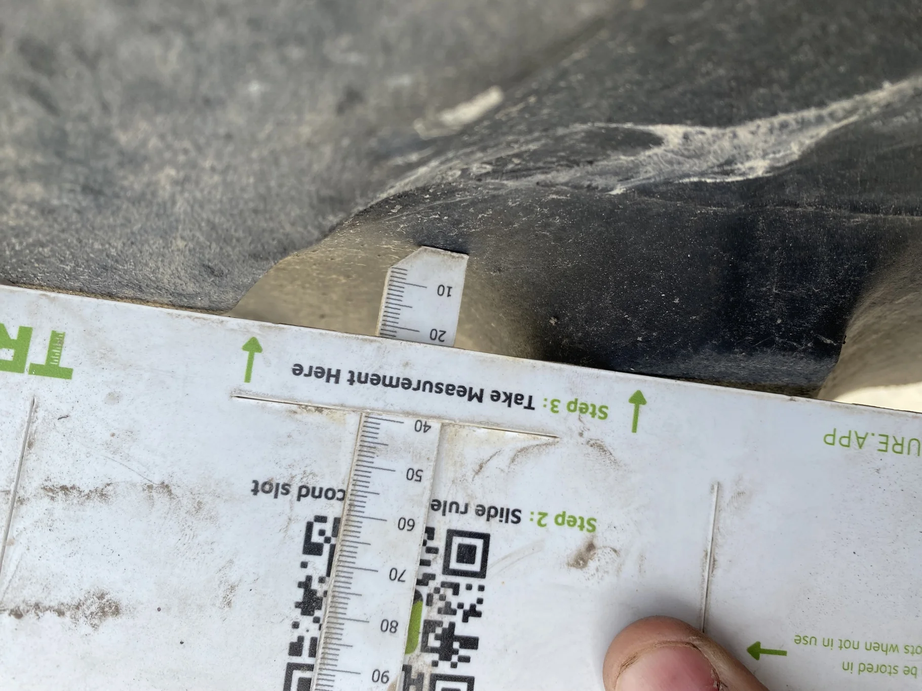 Used 55% IF480/80R50 Firestone Radial Deep Tread 23 R-1W (159B) TL  (Lug Cuts, Road Wear, Un image 3