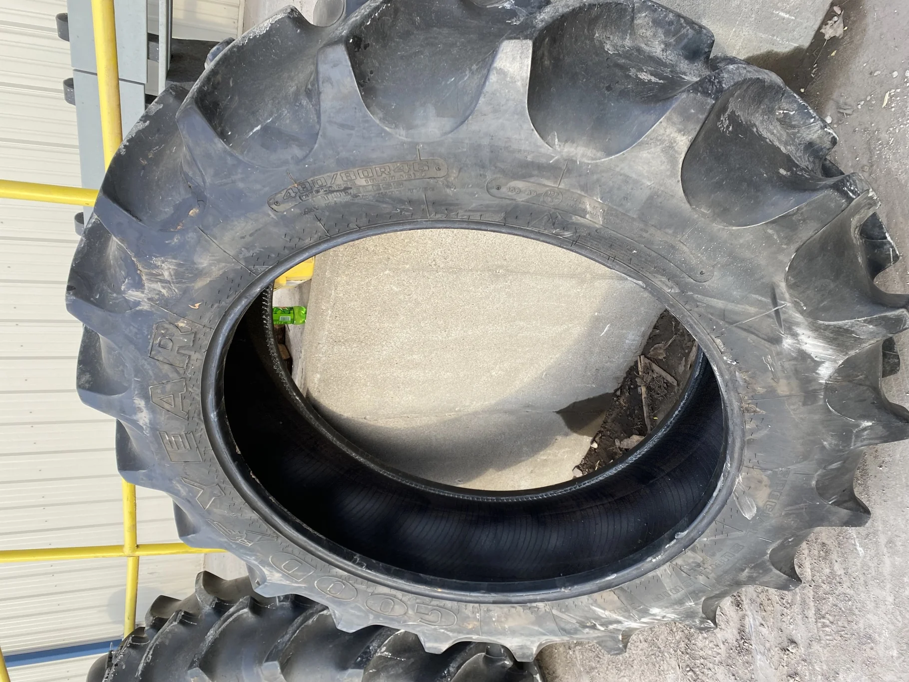 Used 480/80R46 158A8/B Goodyear Special Sure Grip TD8 Radial R-2 TL 70-75% image 2