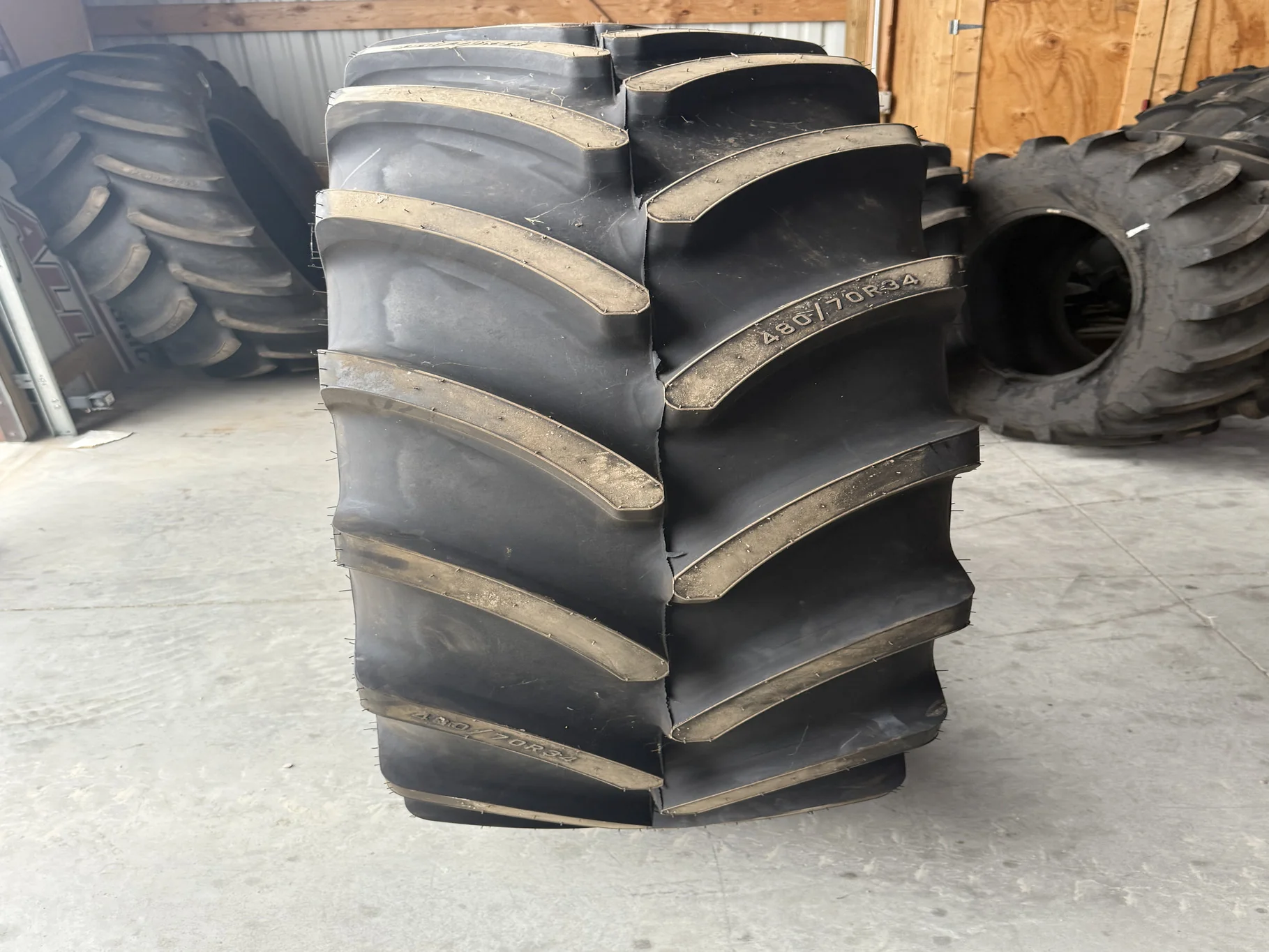 Take Off 480/70R34 Firestone Performer 70 Extra R-1W 143D TL - Excellent Condition image 3