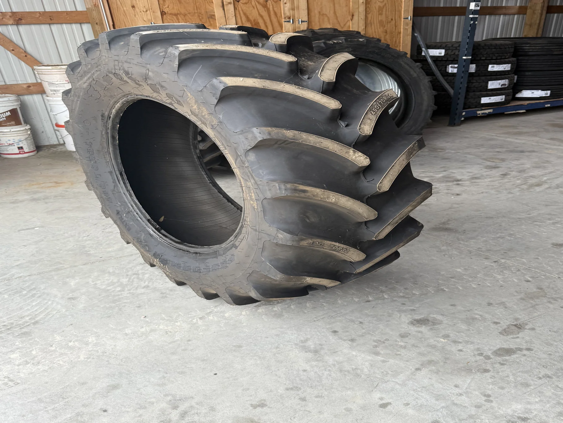 Take Off 480/70R34 Firestone Performer 70 Extra R-1W 143D TL - Excellent Condition image 4