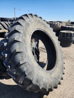Used 90% 520/85R42 Firestone RAT 23 R-1 (157B) TL (Stubble;Side wall cut; rubbed) image 2