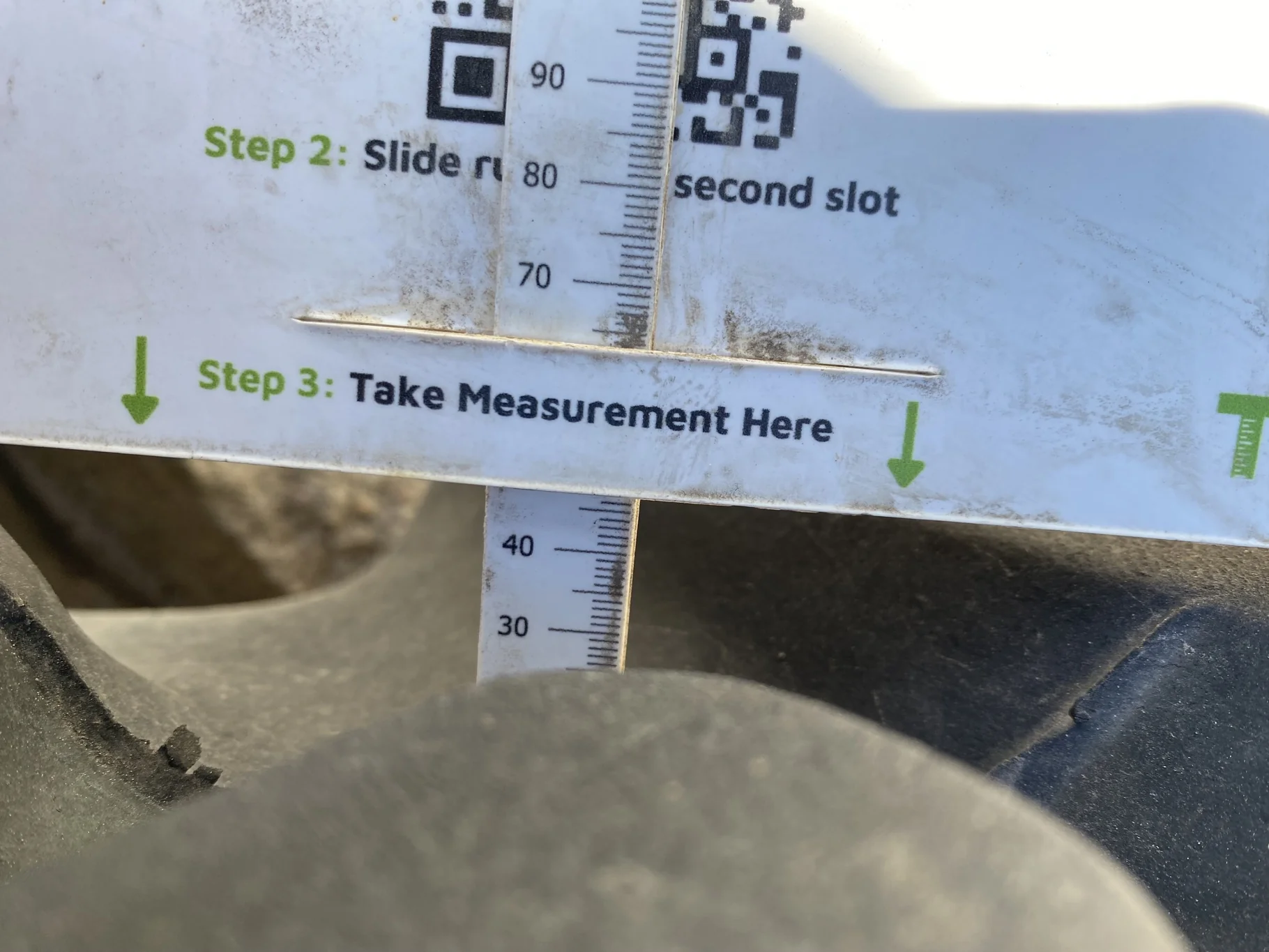 Used 80% 380/90R50 Firestone Radial 9000 R-1W 151B TL - lug stubble image 6