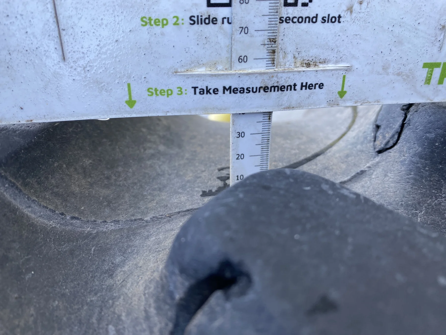Used 80% 420/80R46 Firestone Radial All Traction 23 R-1 151B TL - heavy lug cuts/chunks, uneven tra image 8
