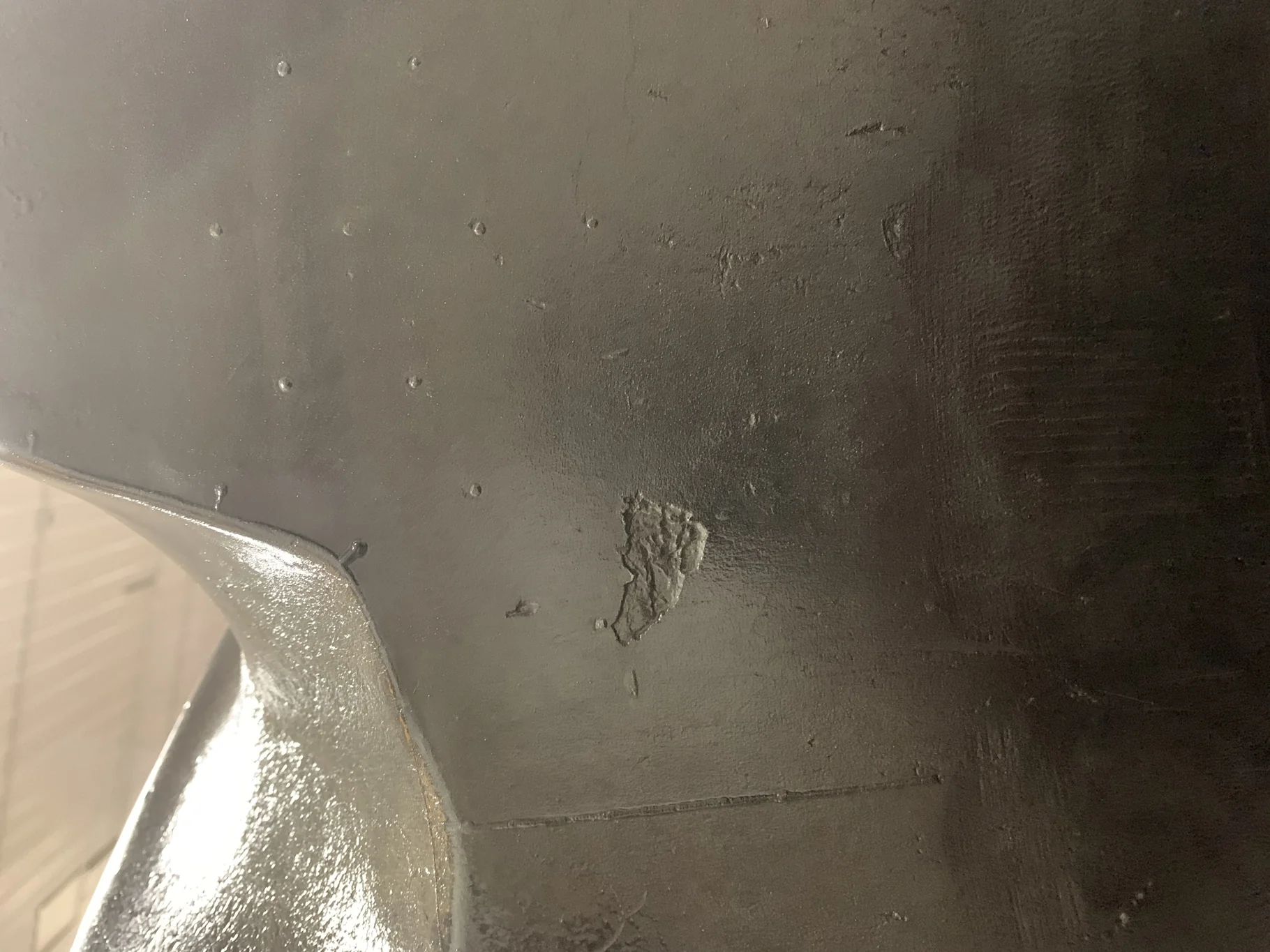 Used 80% IF1250/45-32 Firestone  R-1W 177B (stubble) Side wall Cracks, Lug Damage image 4